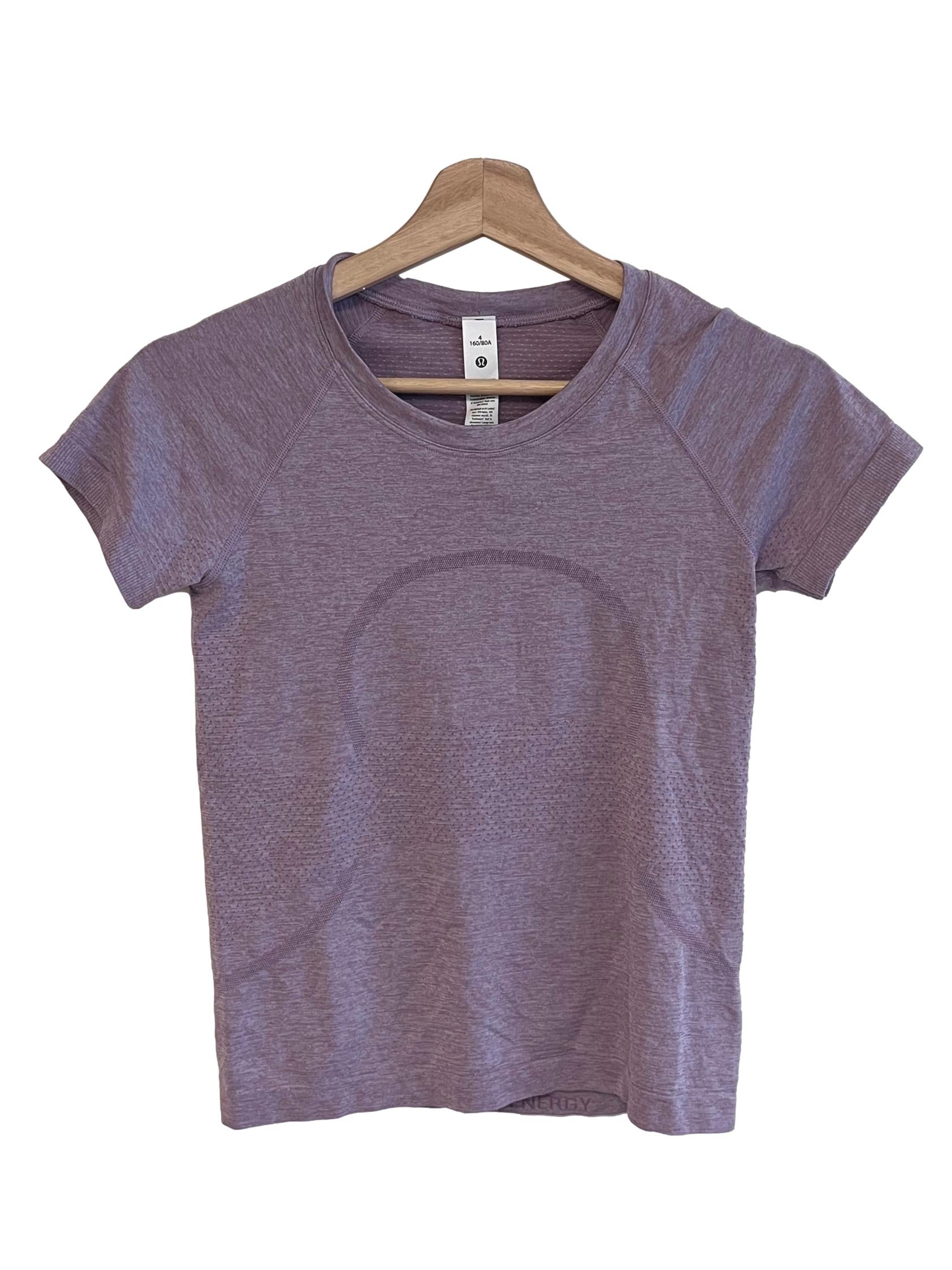 Heather Purple Active Wear Top