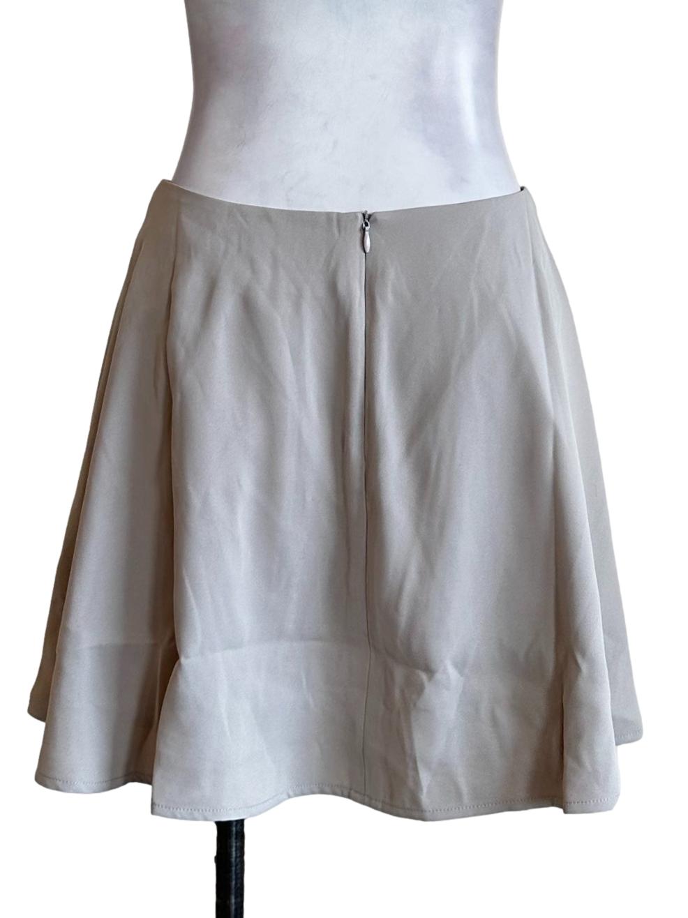 Sandcastle Beige Plain Skorts