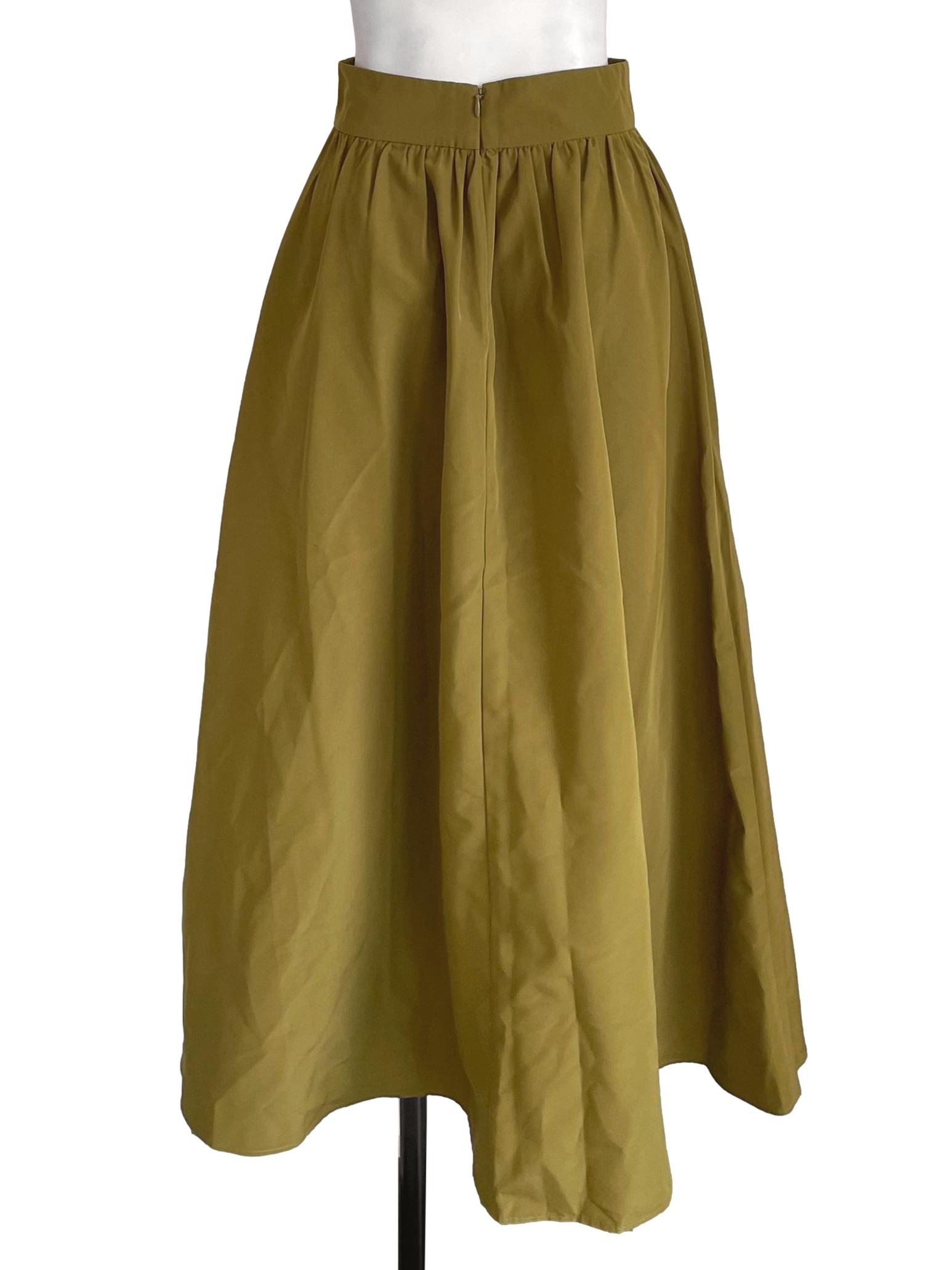 Dijon Fawn Pegged Tulle Skirt LB