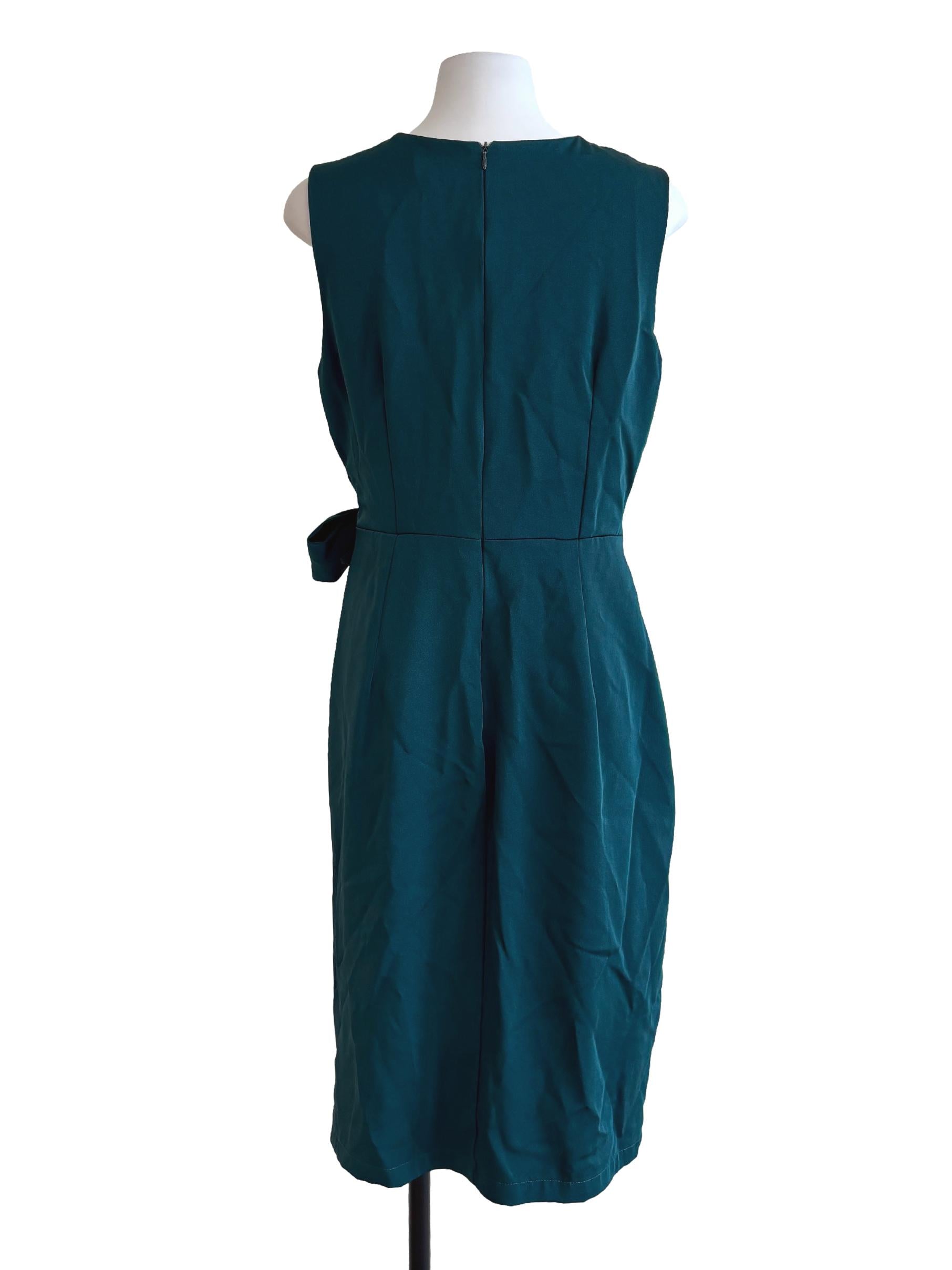 Teal Green Sleeveless Dress