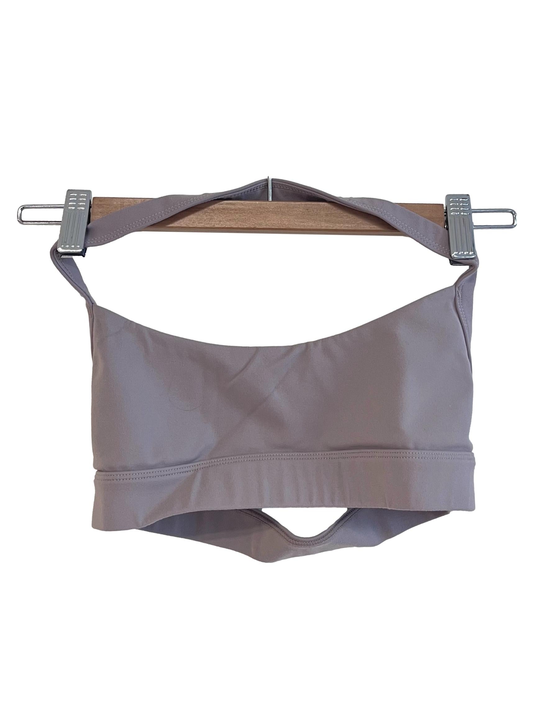 Oat Beige Sports Bra
