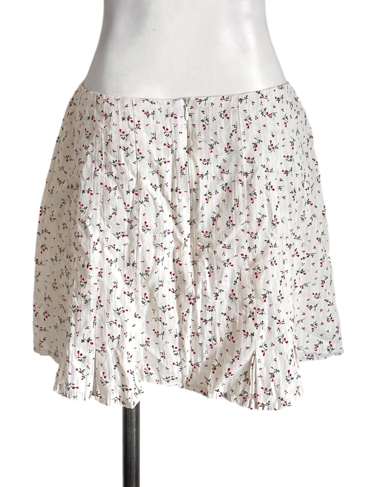 Alabaster Floral Lacy Mini Skirt TTR