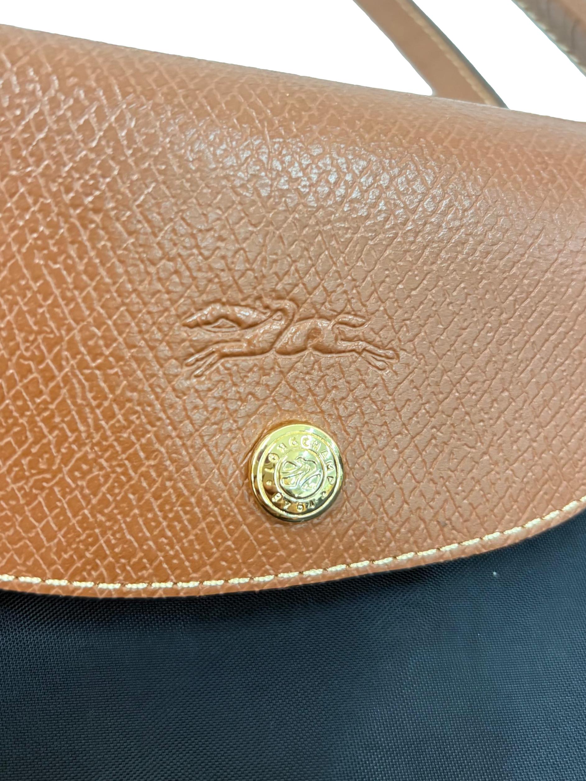 Black Le Pliage Shoulder Bag