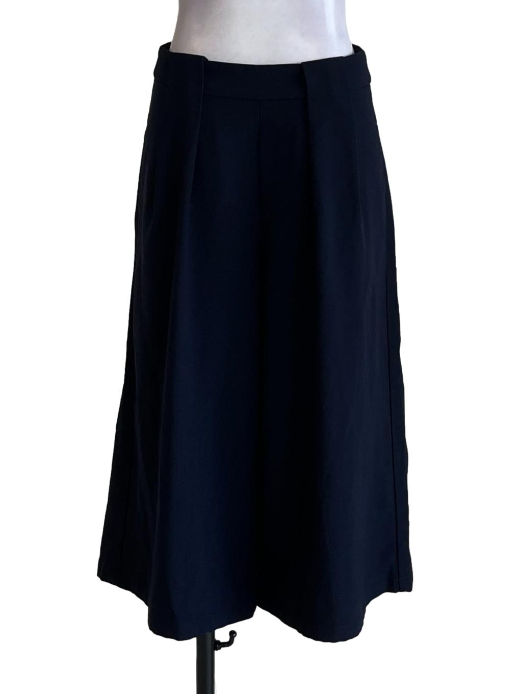 Navy Blue Culottes Pants