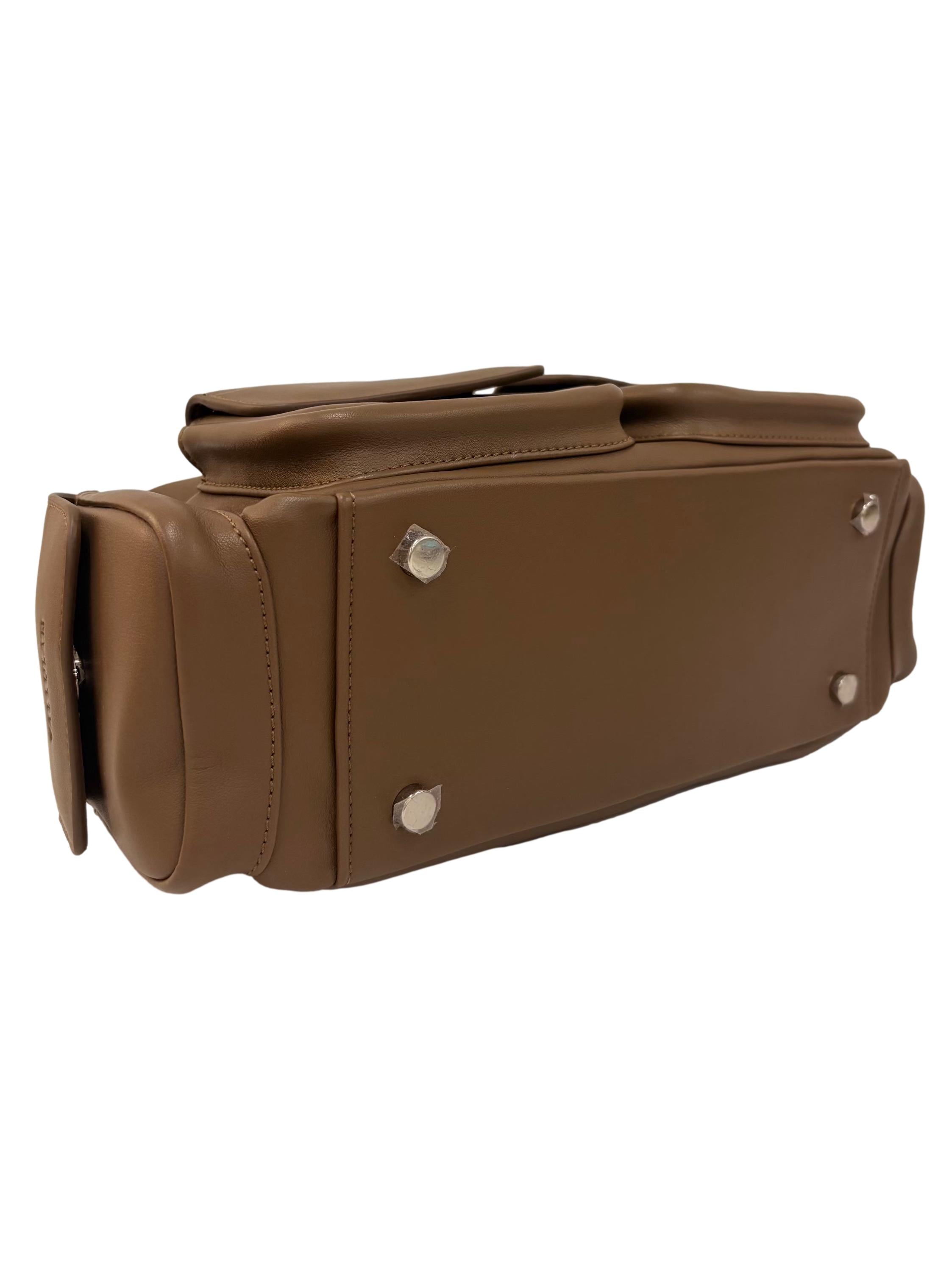 Hojicha Brown Agnes Utility Shoulder Bag