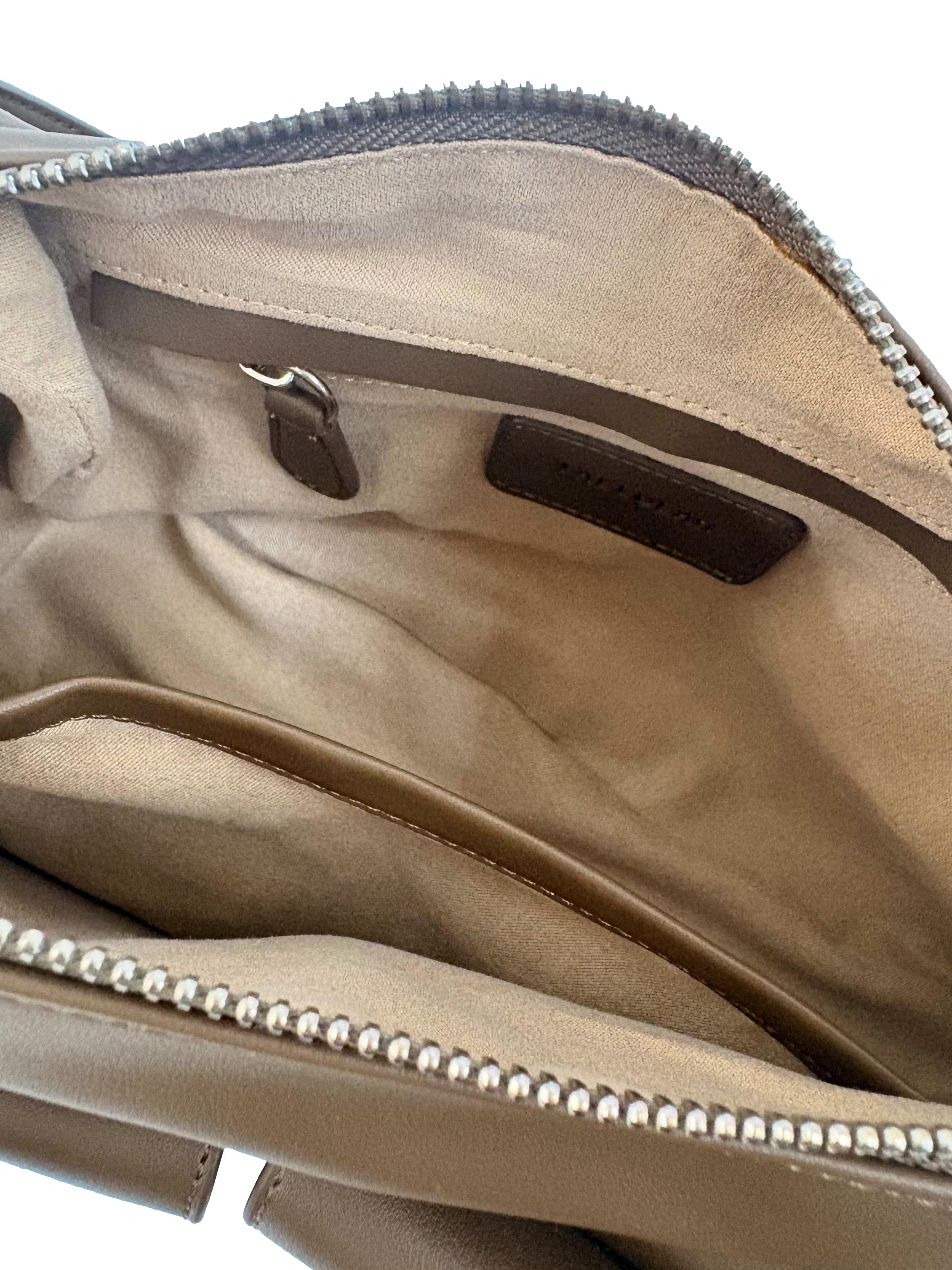 Hojicha Brown Agnes Utility Shoulder Bag