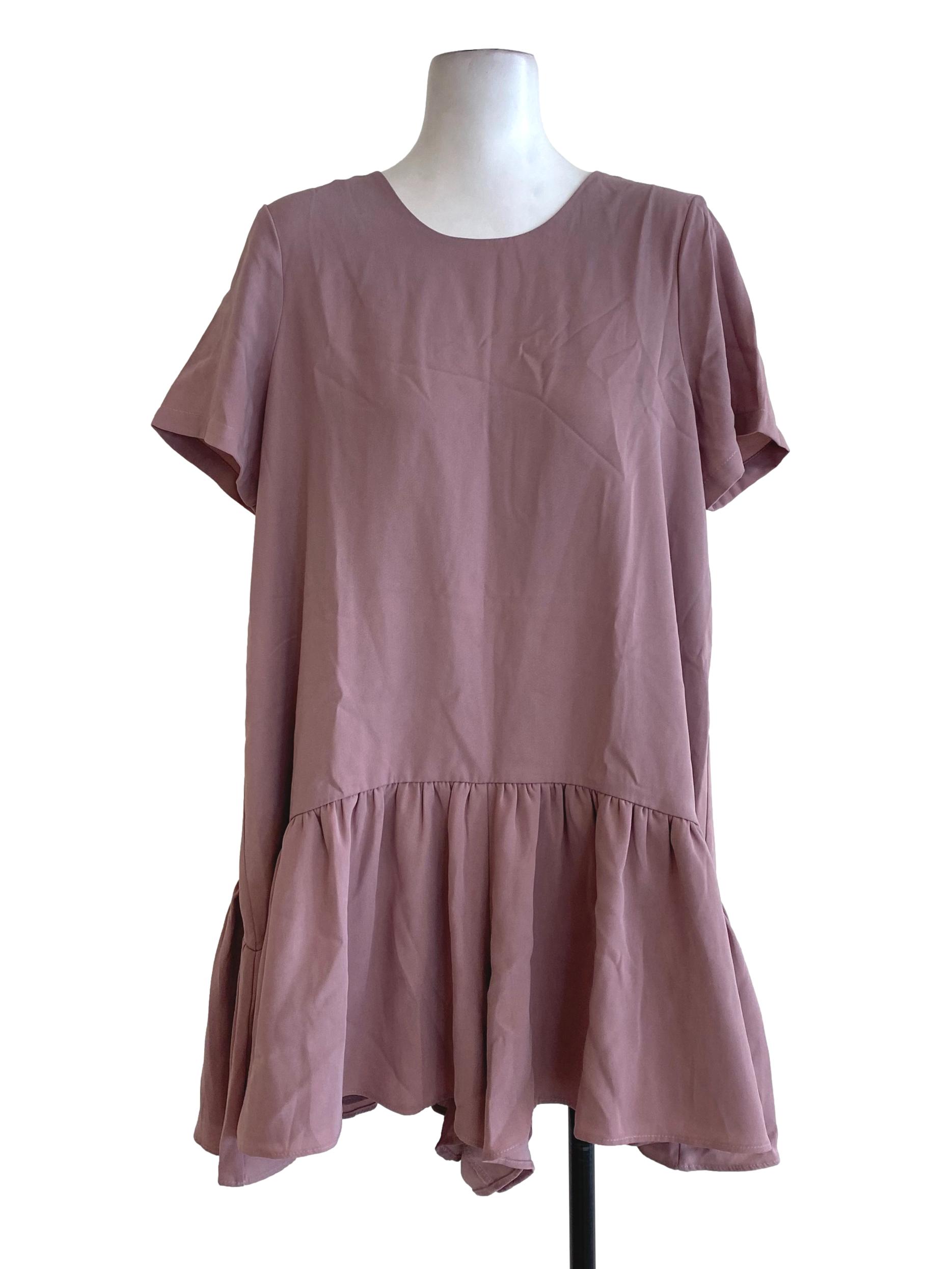 Dusty Pink Tunic Rompers