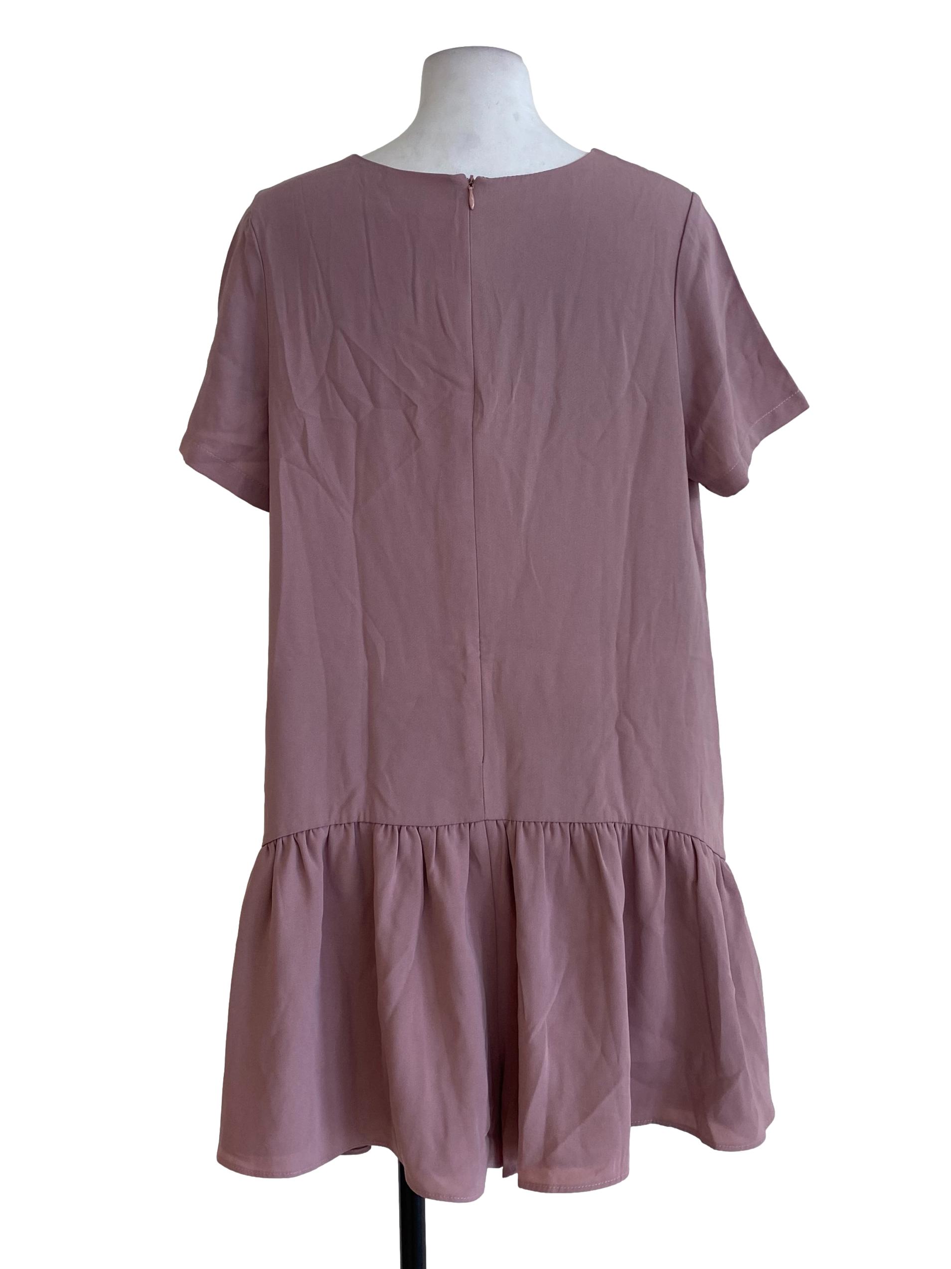 Dusty Pink Tunic Rompers