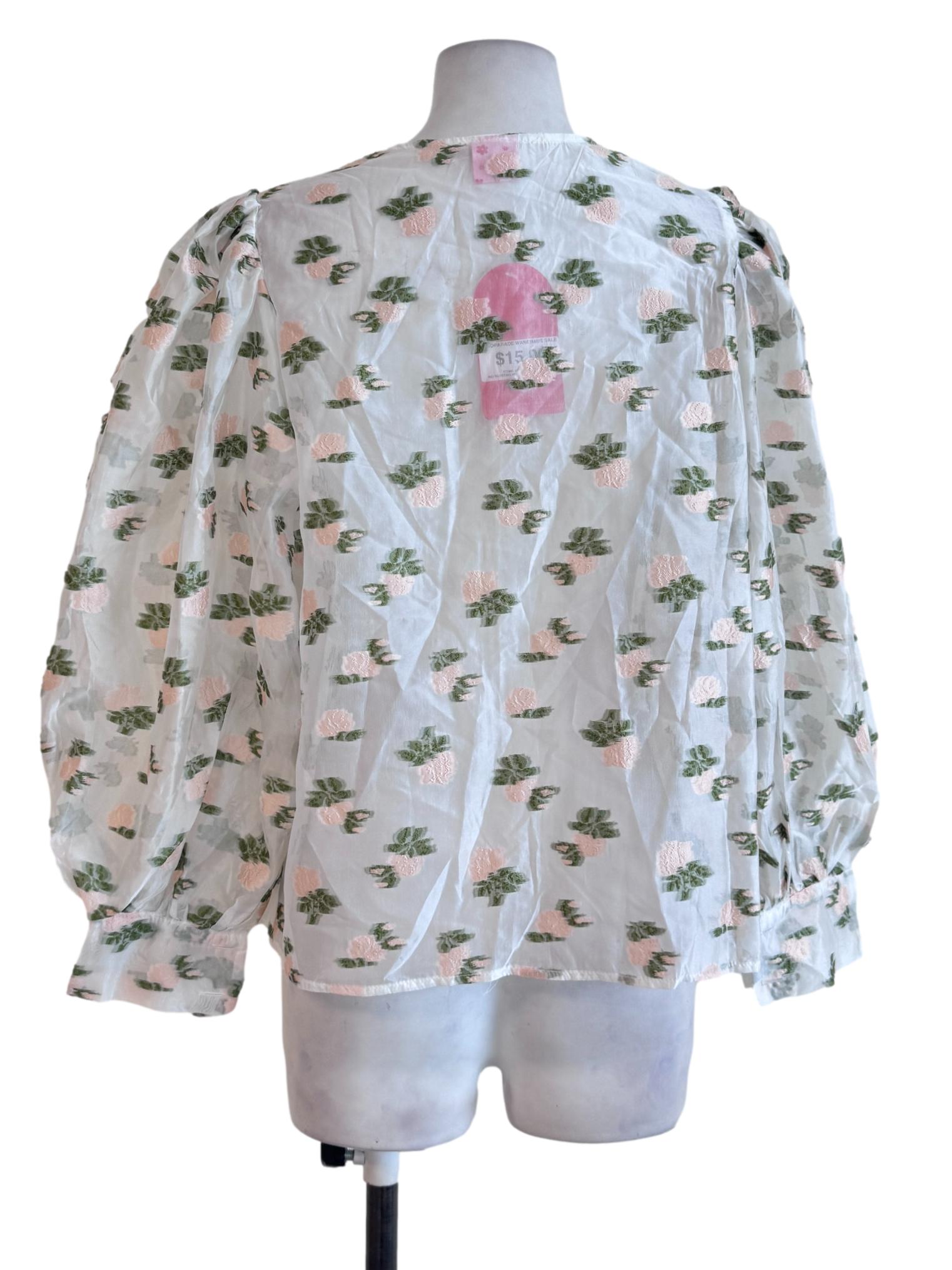 White Floral Top