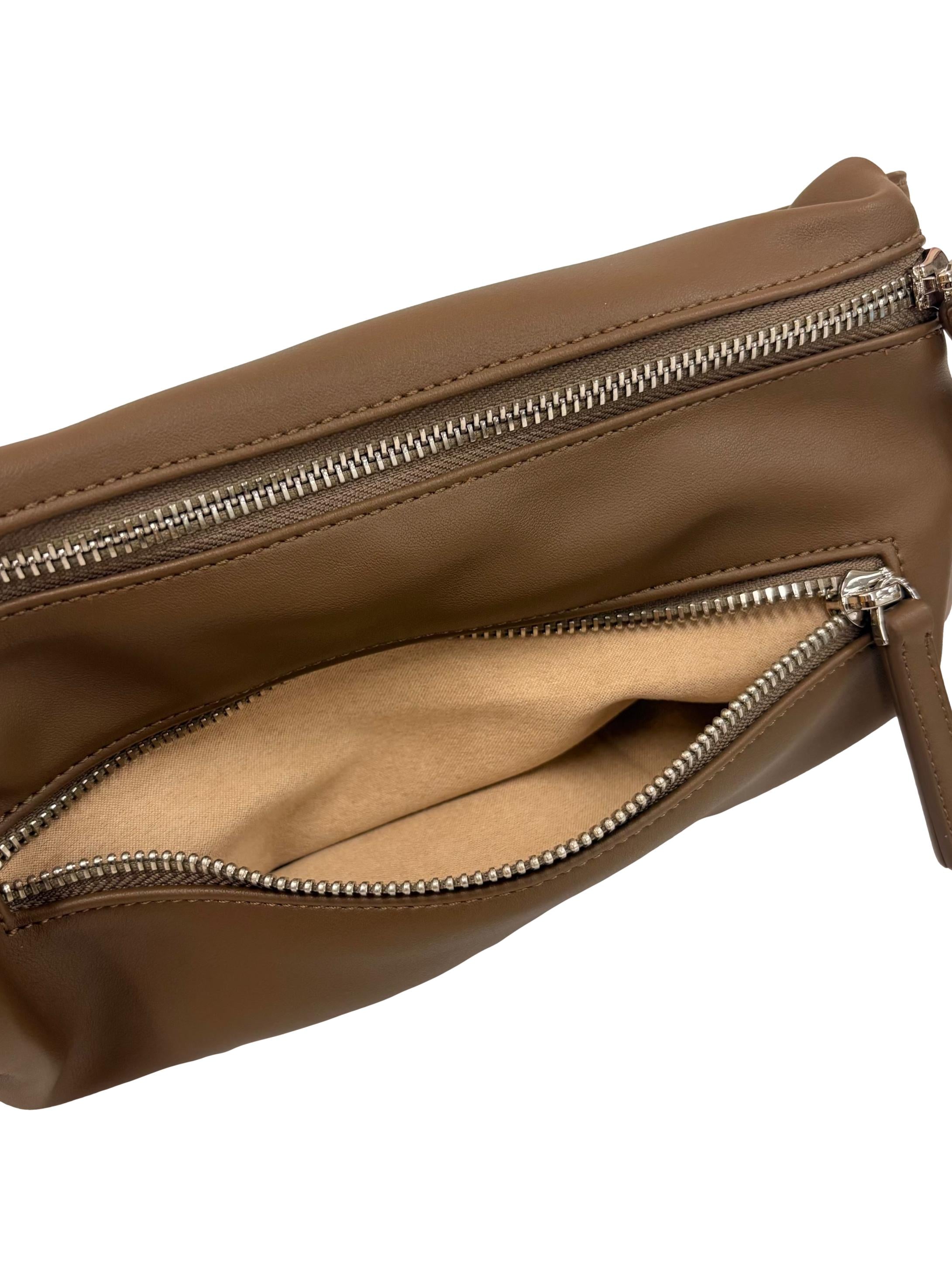 Hojicha Brown Agnes Utility Shoulder Bag