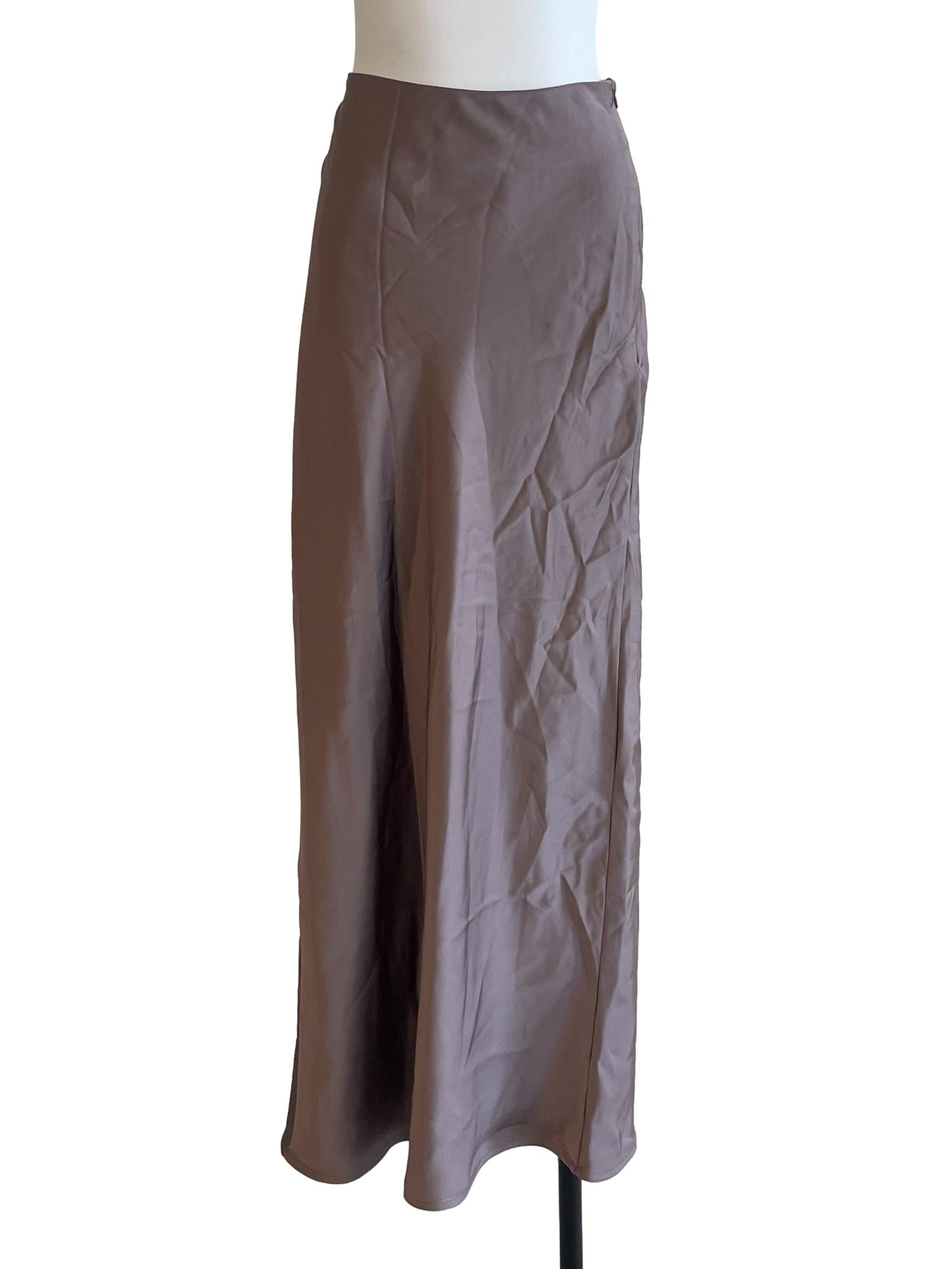 Taupe Brown Pencil Skirt TEM