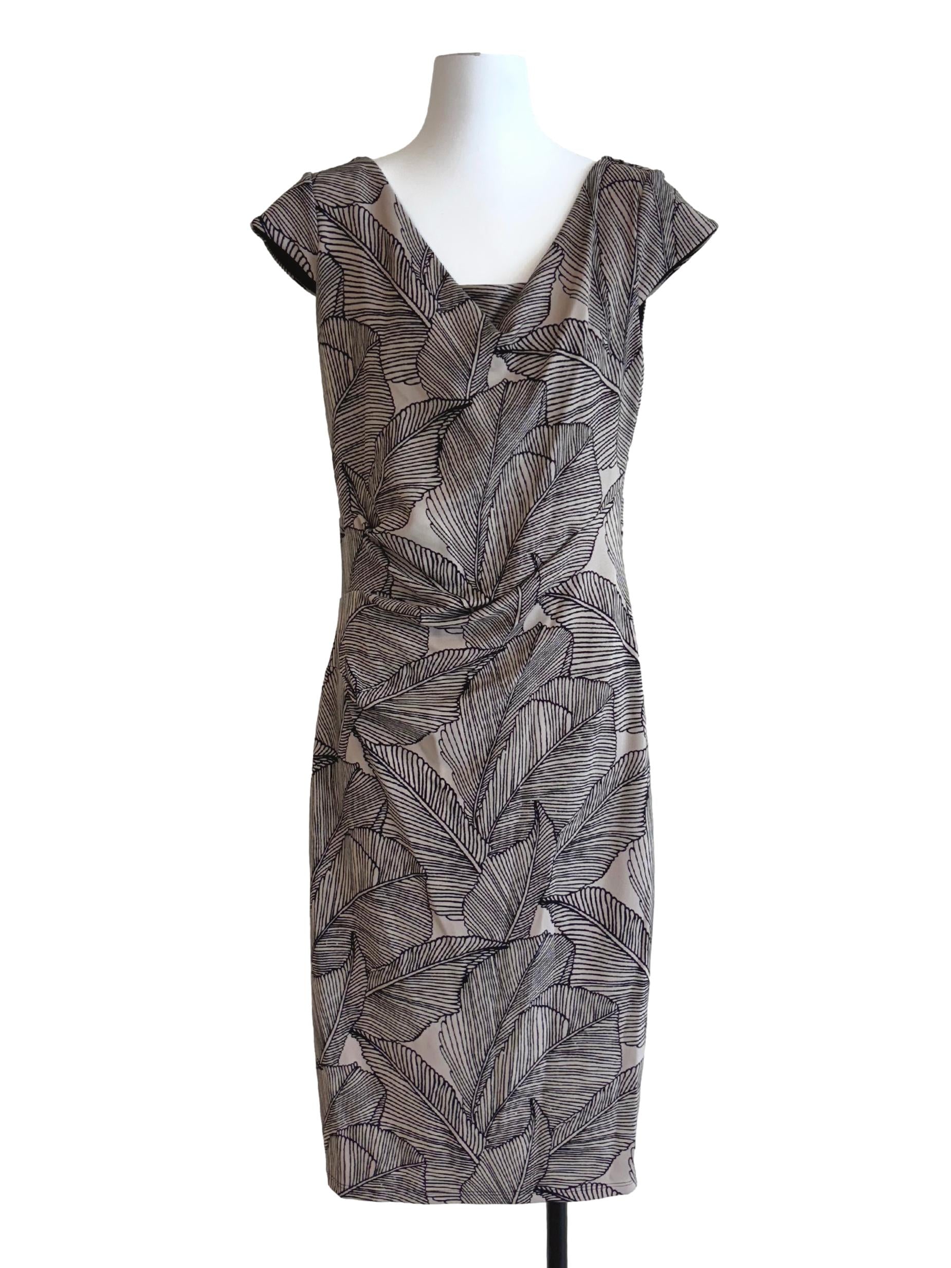 Sandspit Patterned Sheath Dress