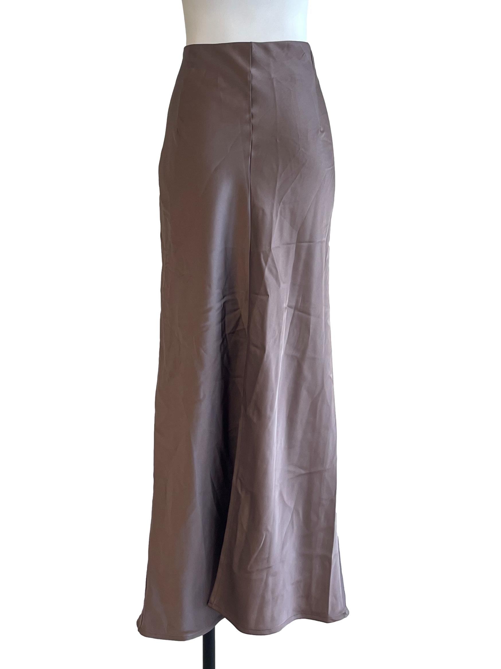 Taupe Brown Pencil Skirt TEM