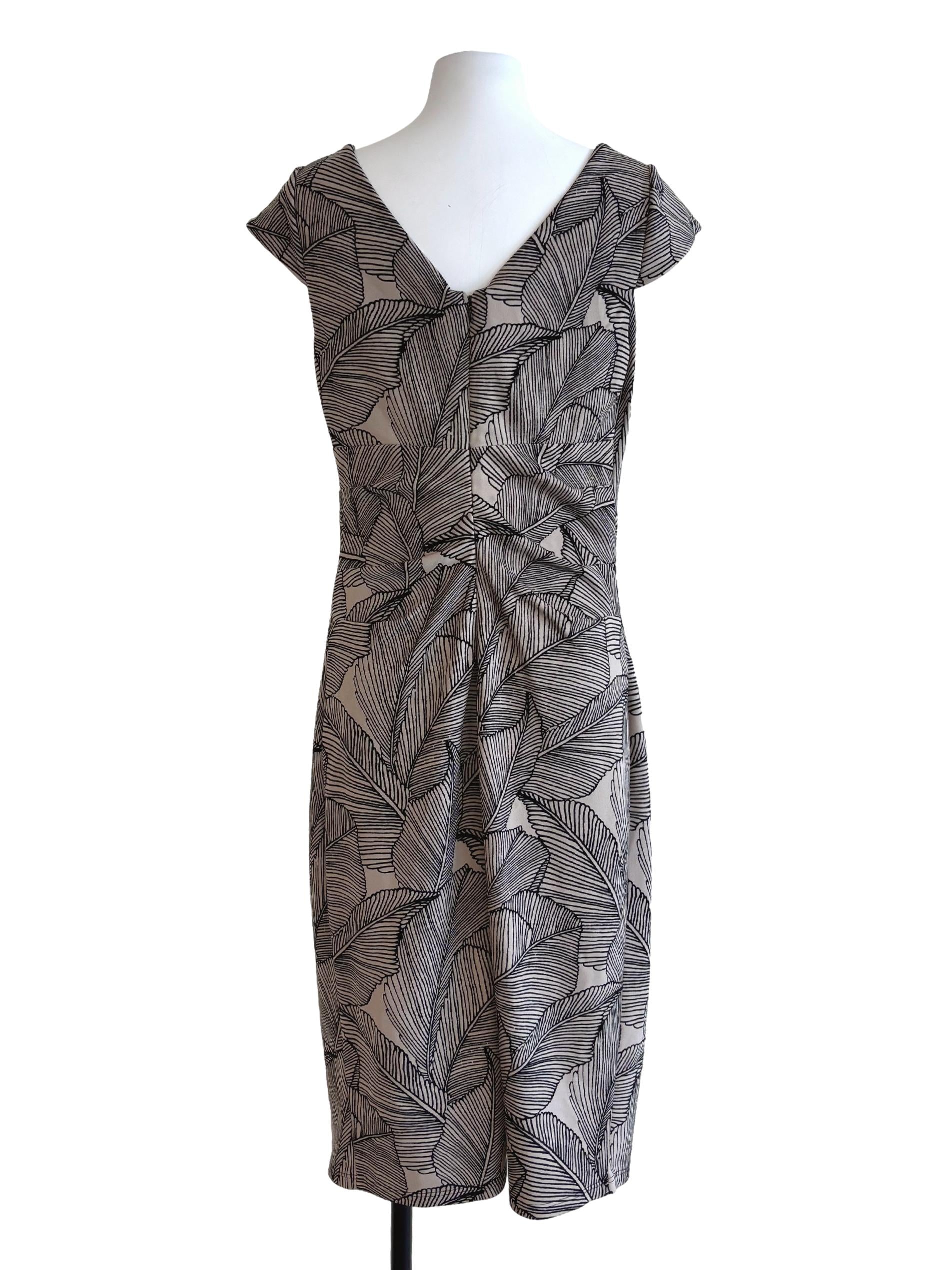 Sandspit Patterned Sheath Dress