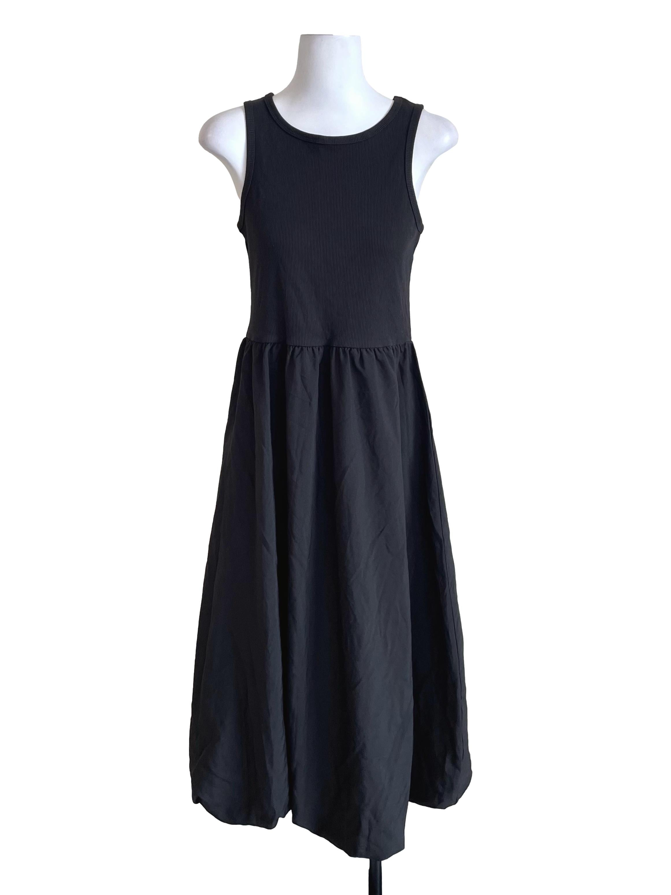 Black Tank Top Bud Dress