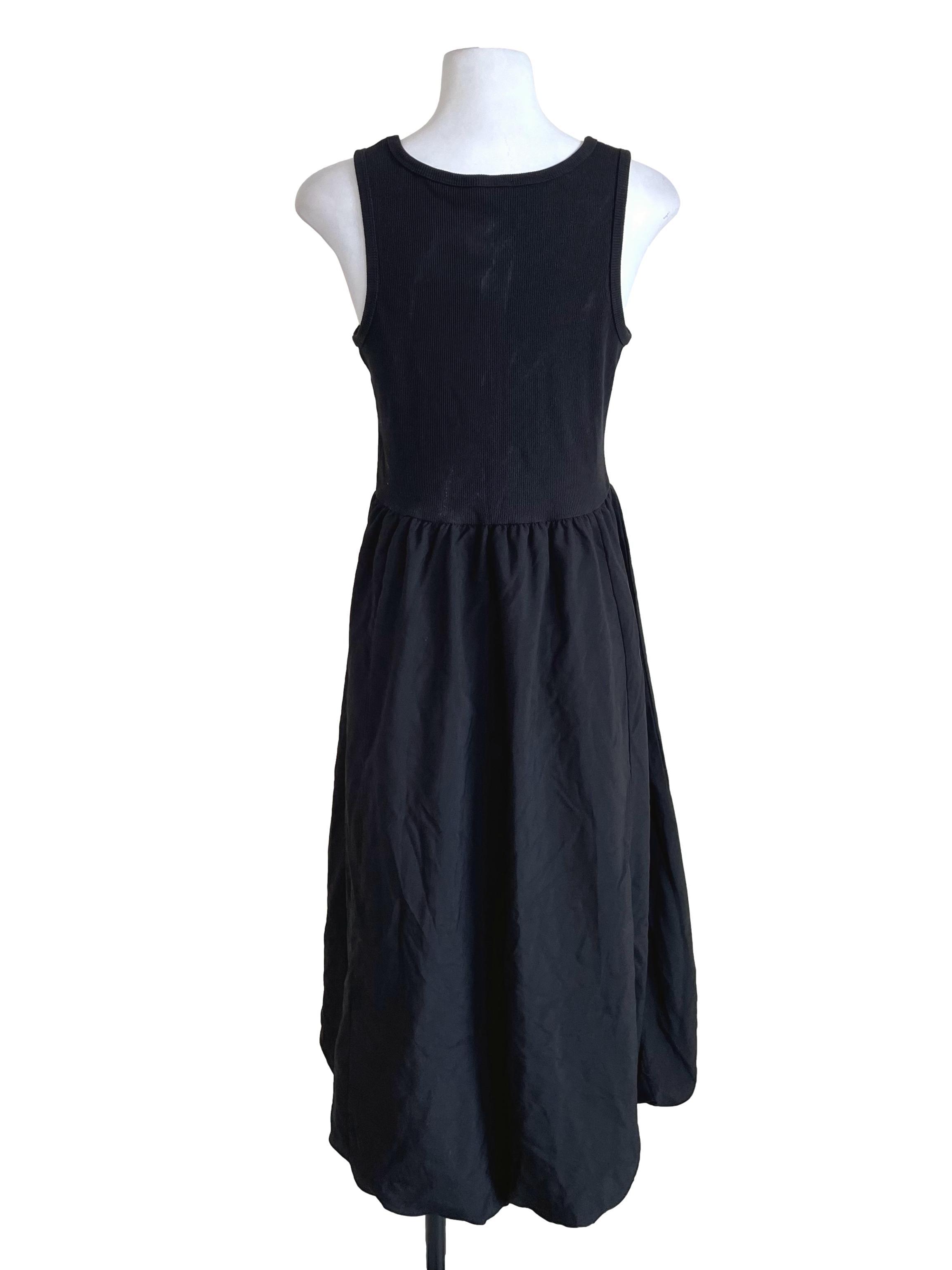 Black Tank Top Bud Dress