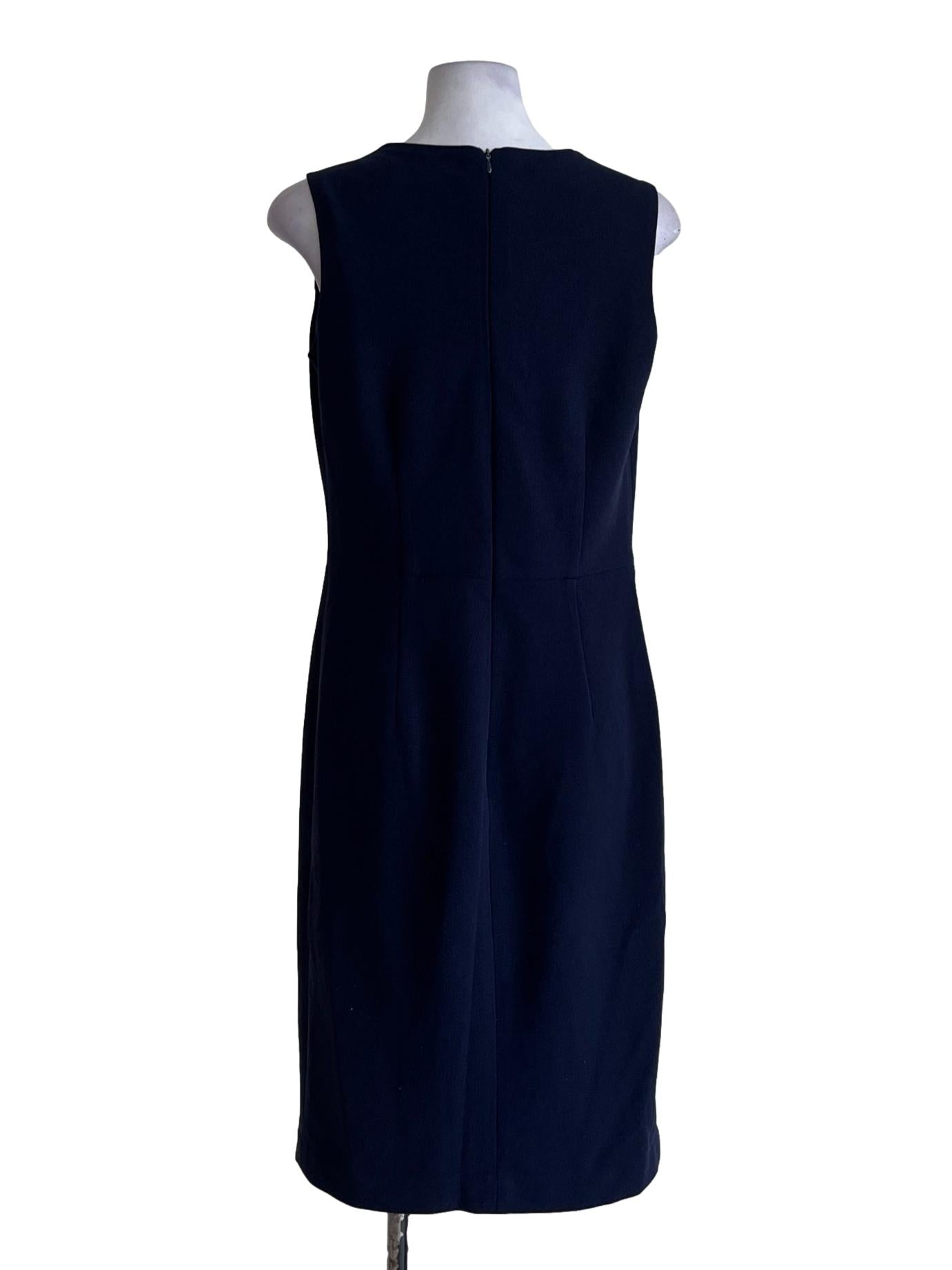 Navy Blue A-Line Dress