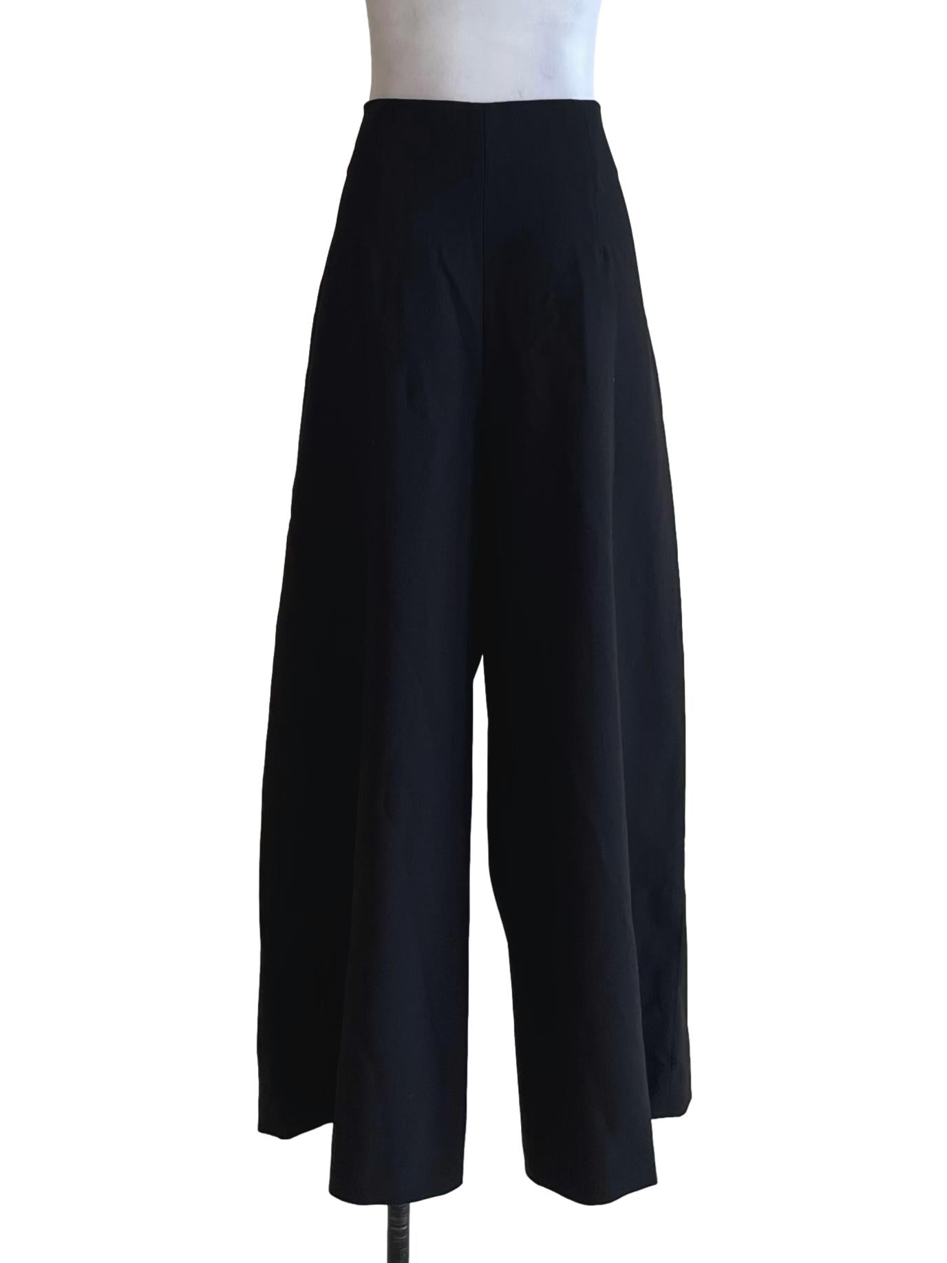 Black High-Waisted Formal Pants
