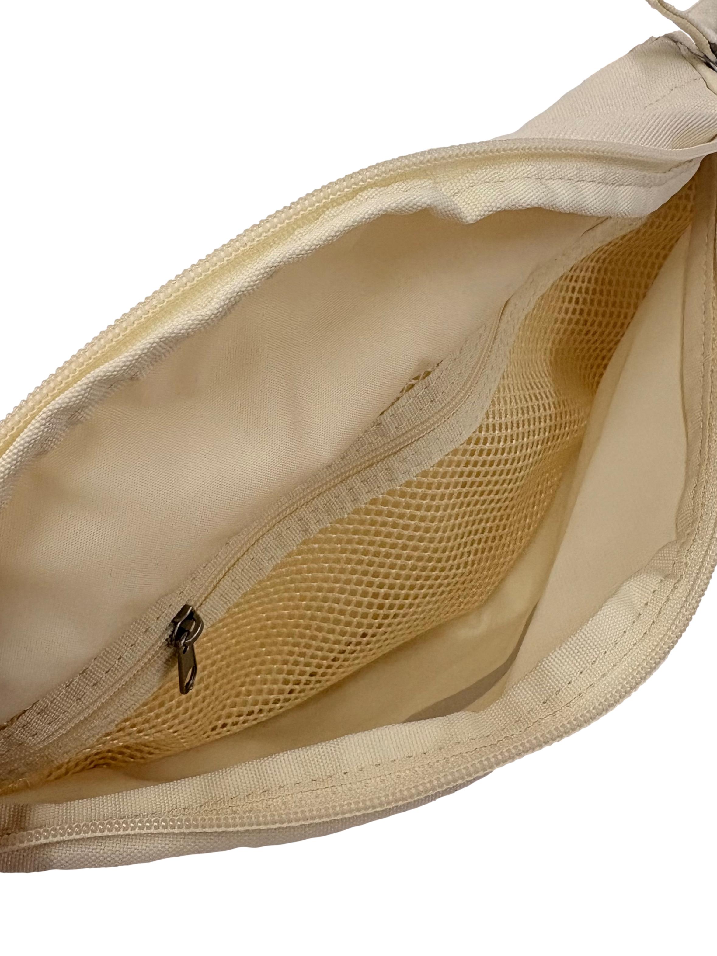 Cream Canvas Heritage Hip Pack