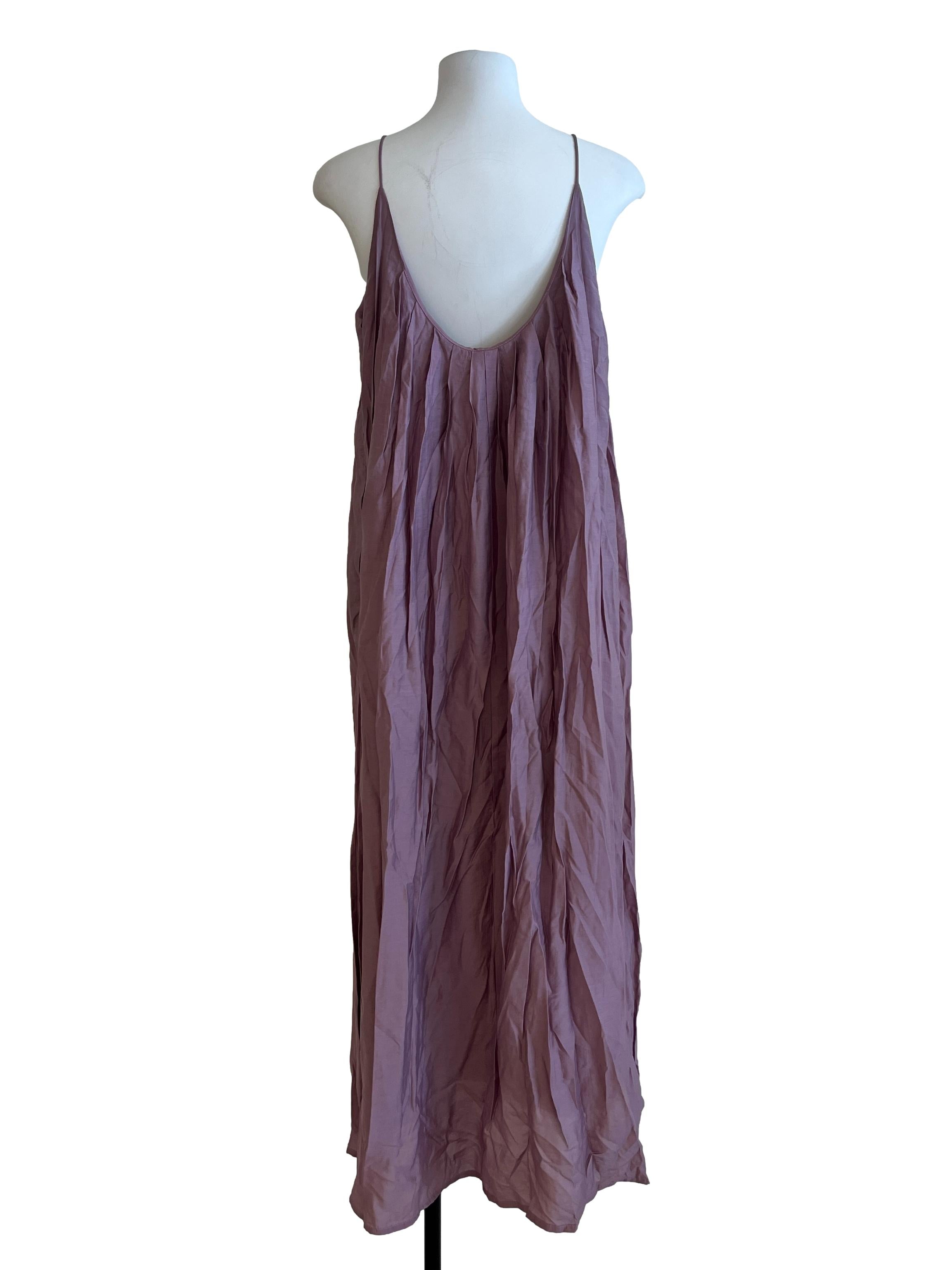 Mauve Pink Strap Dress TEM