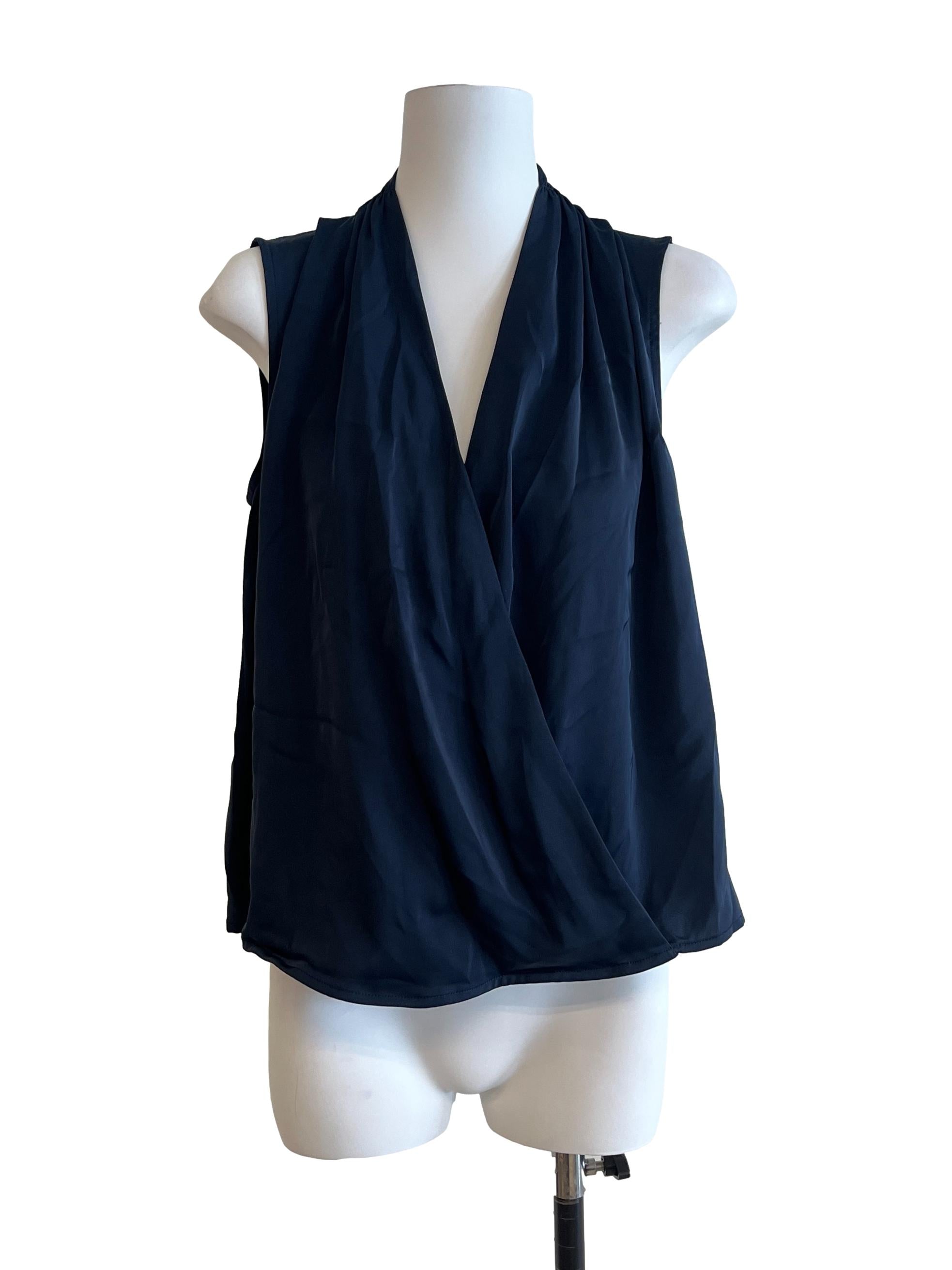 Indigo Blue Sleeveless Top LB