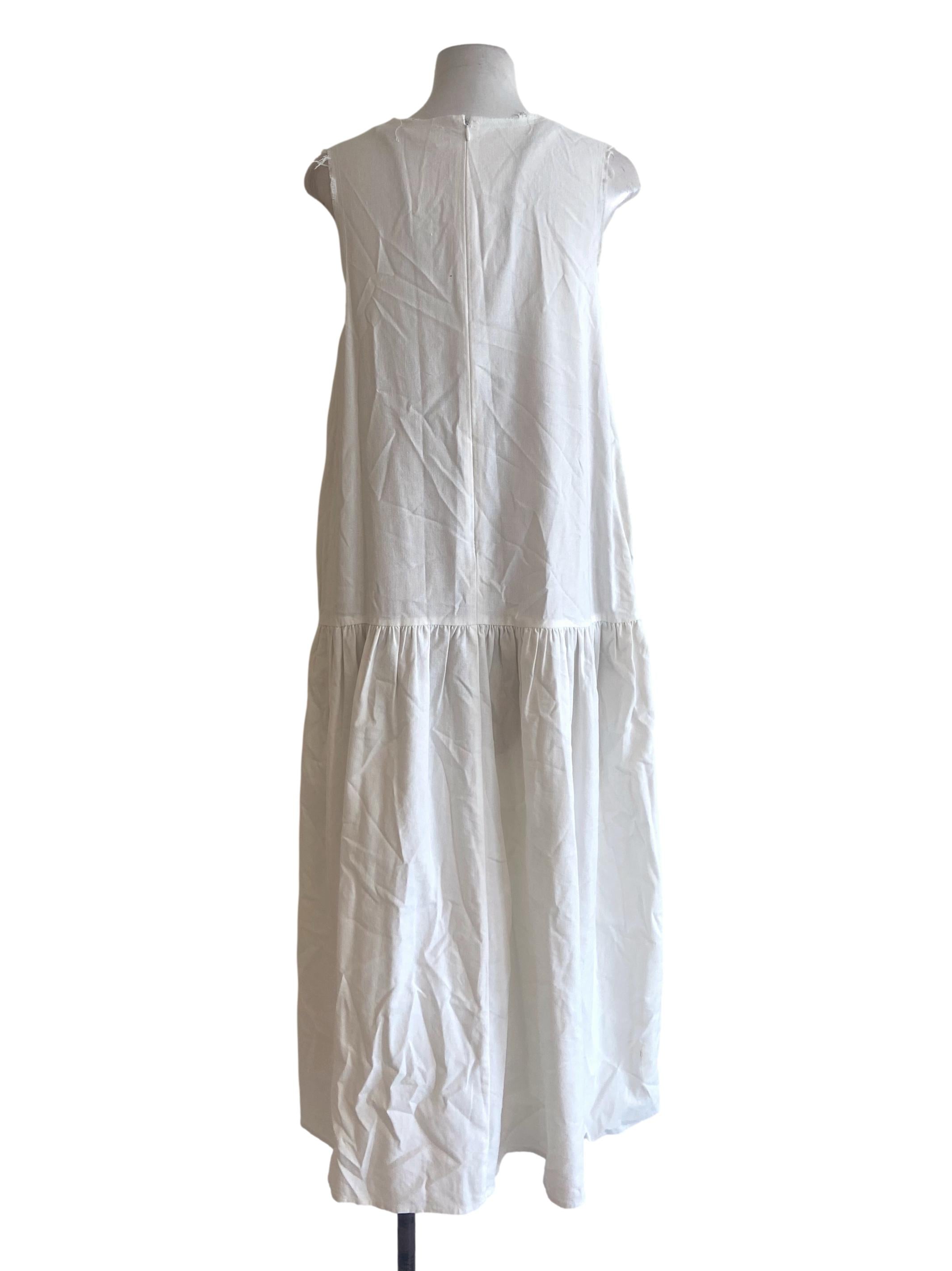 Raw Hem Drop Waist Dress OSN