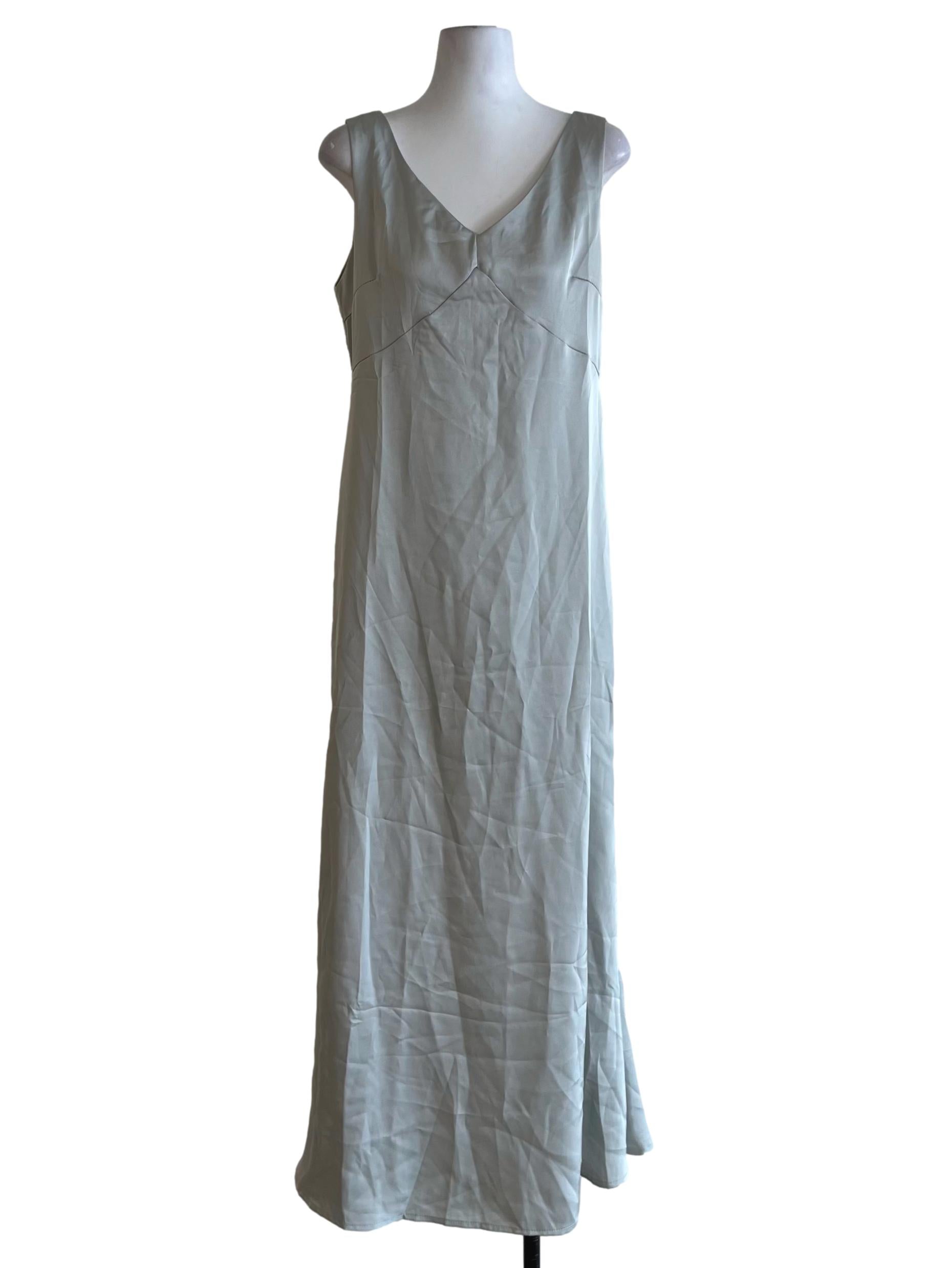 Mint Green V-Neckline Babydoll Dress