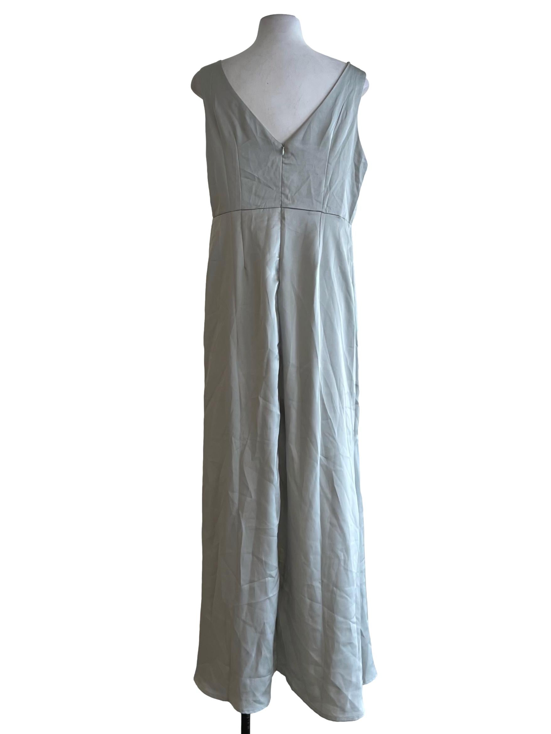 Mint Green V-Neckline Babydoll Dress