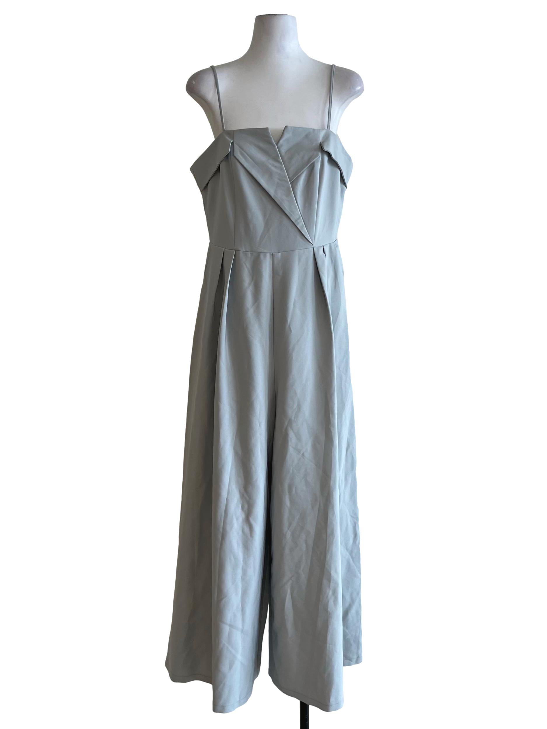 Sky Blue Spaghetti Strap Jumpsuit