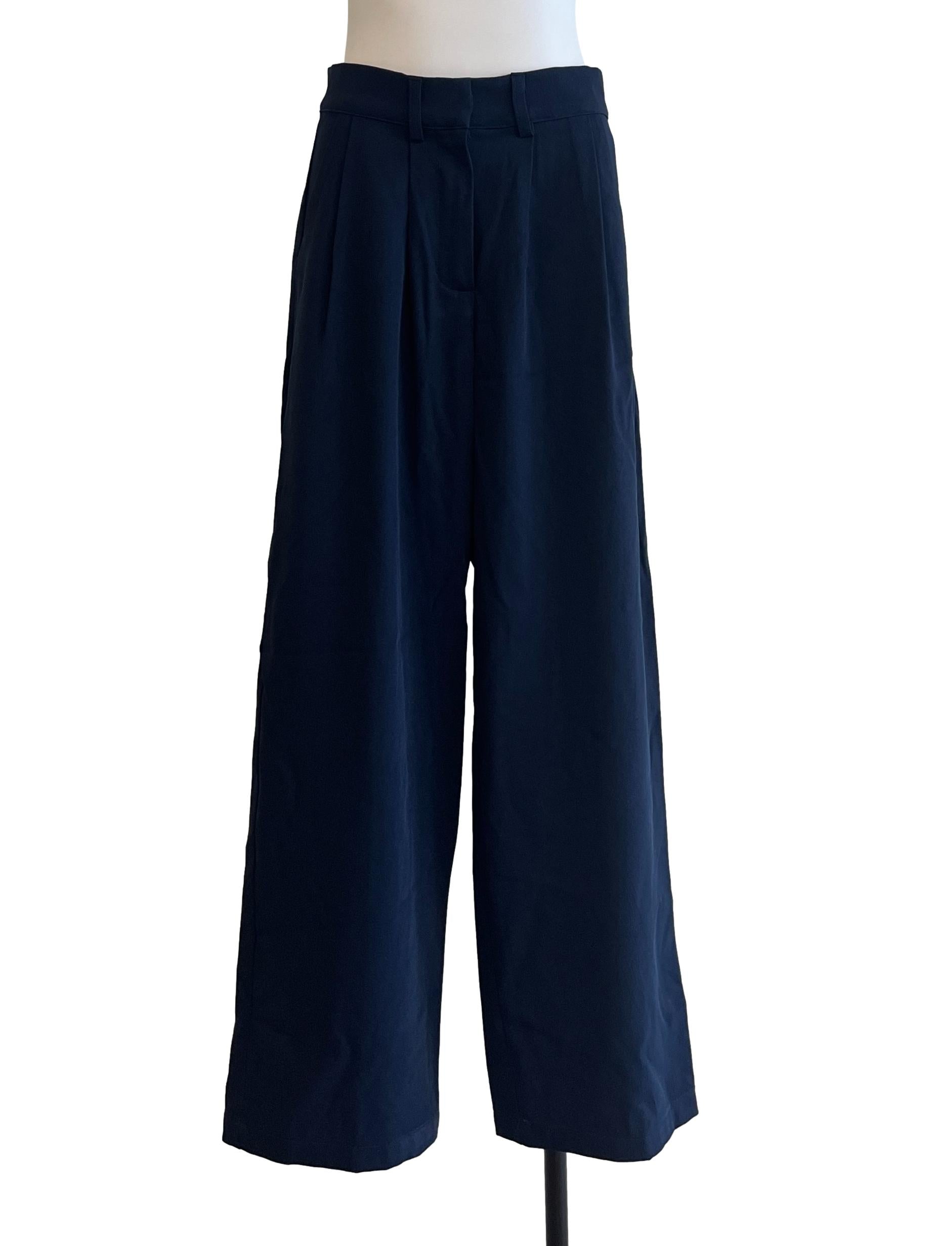 Indigo Blue Straight Pants TEM