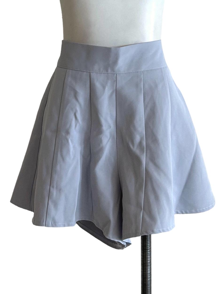 Baby Blue Pleated Short