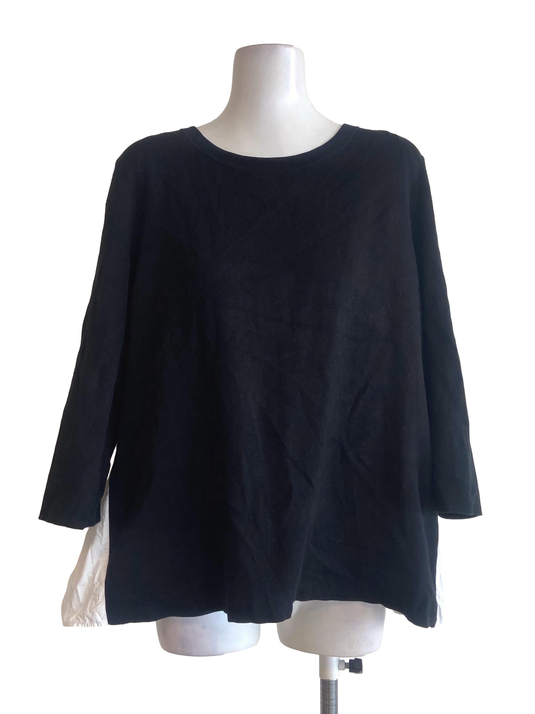 Black & Whites Pencil Stripe Blouse