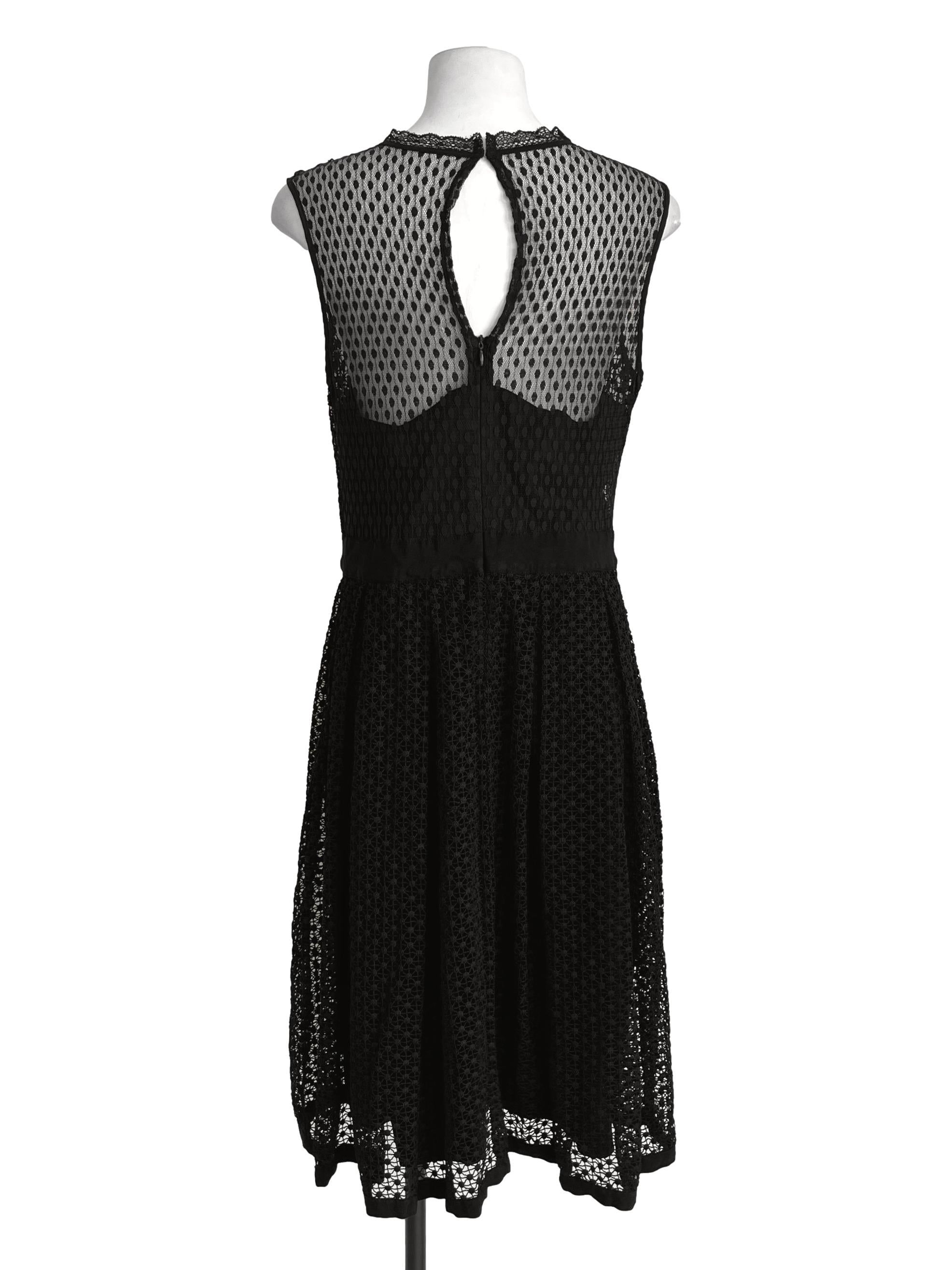 Jade Black Lace Sleeveless Sheath Dress