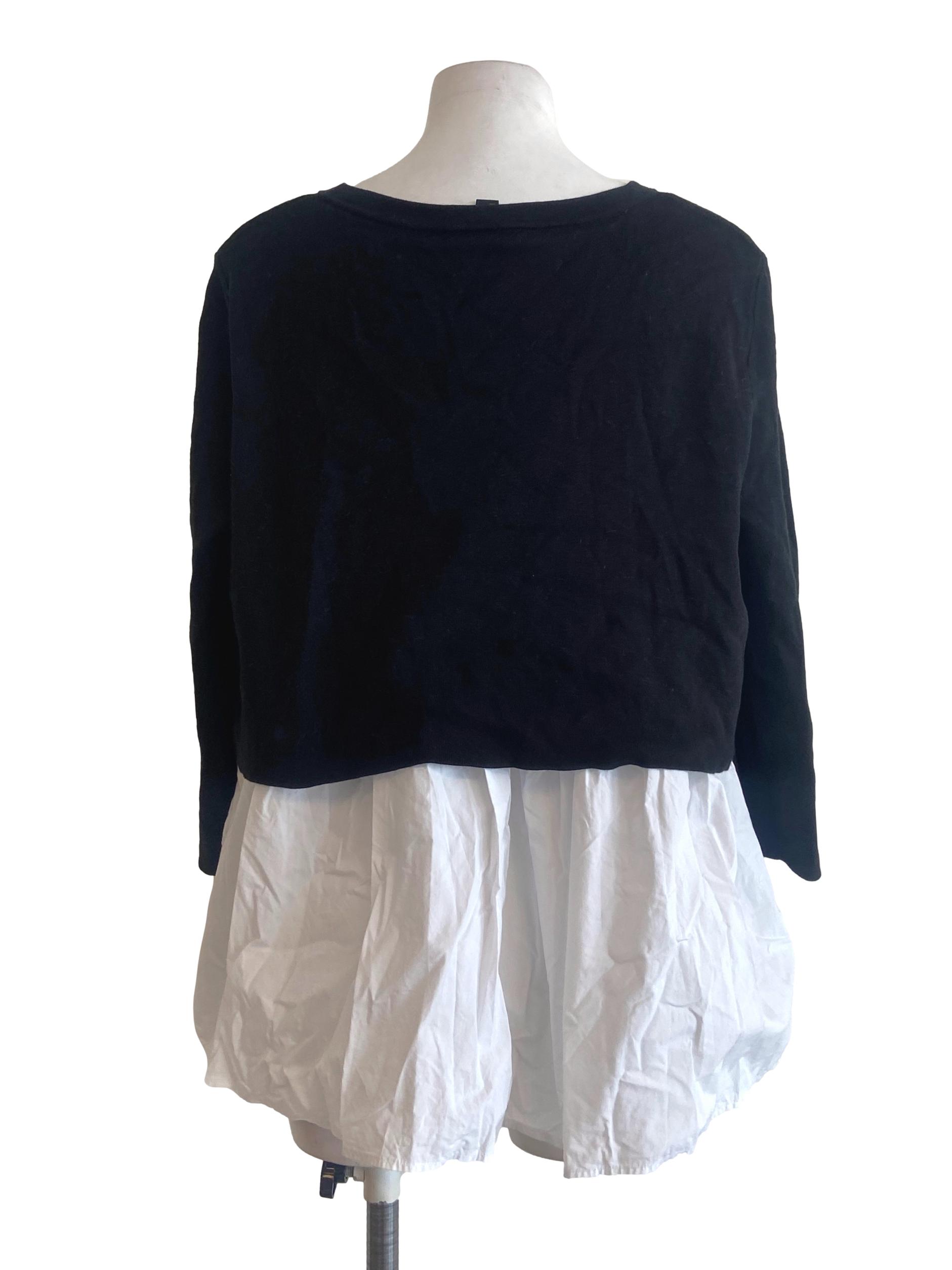 Black & Whites Pencil Stripe Blouse