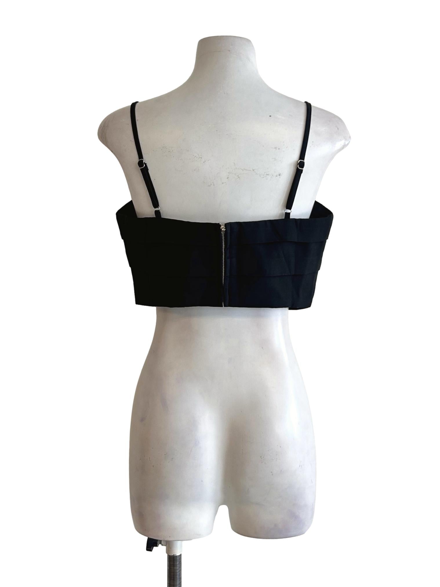 Black Tiered Spaghetti Top