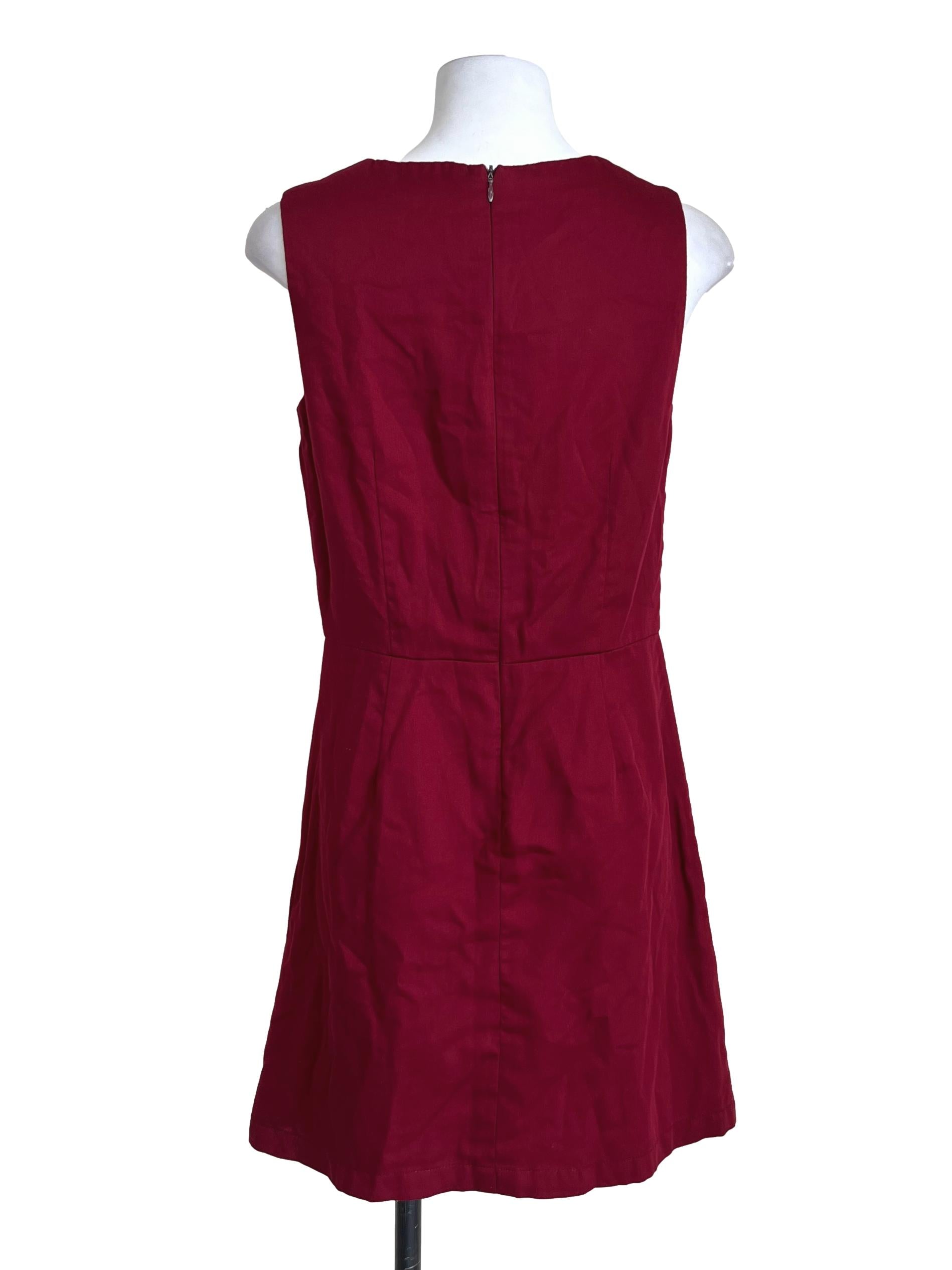 Cherry Red A-Line Mini Dress