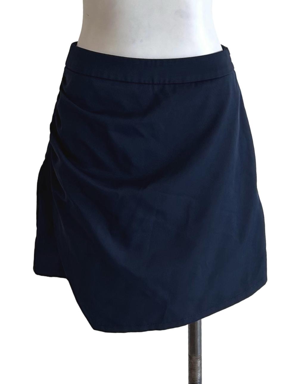 Navy Blue Mini Skirt