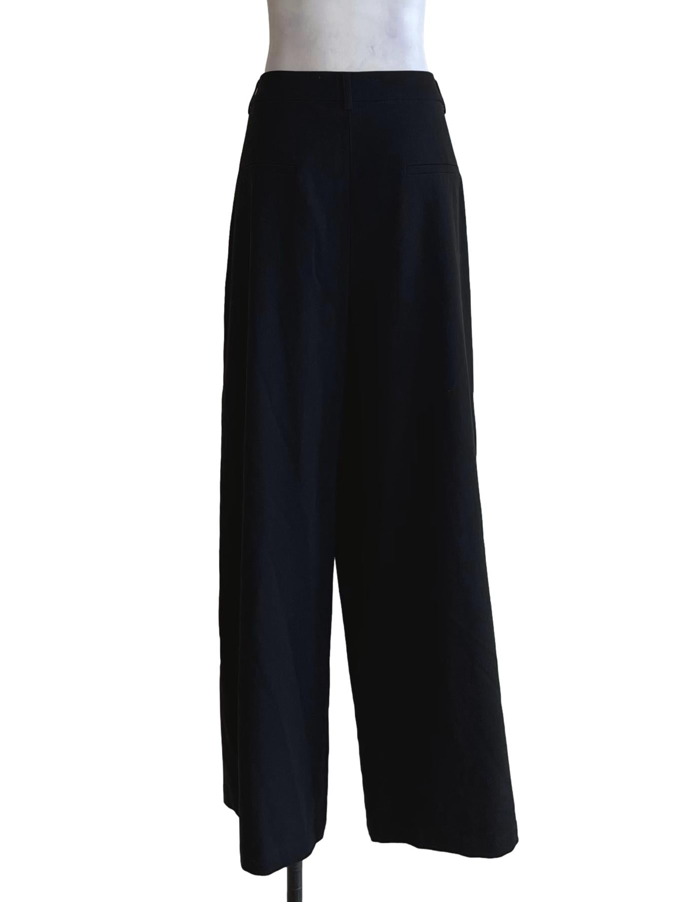 Black Plain Formal Pants