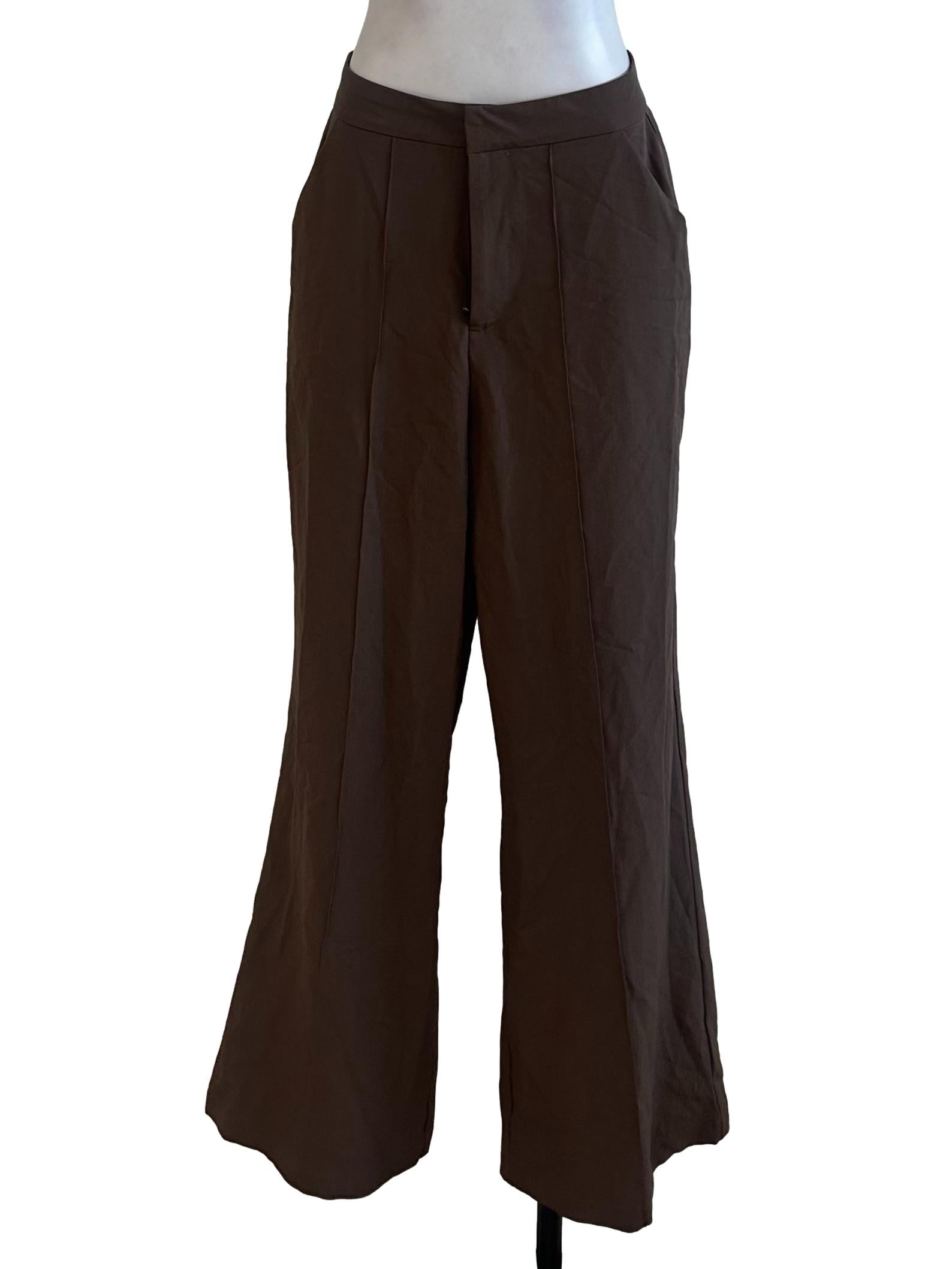 Mocha Brown Formal Pants
