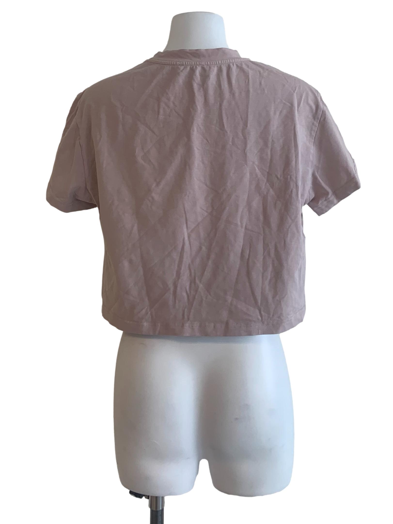 Pink Round Neck Top