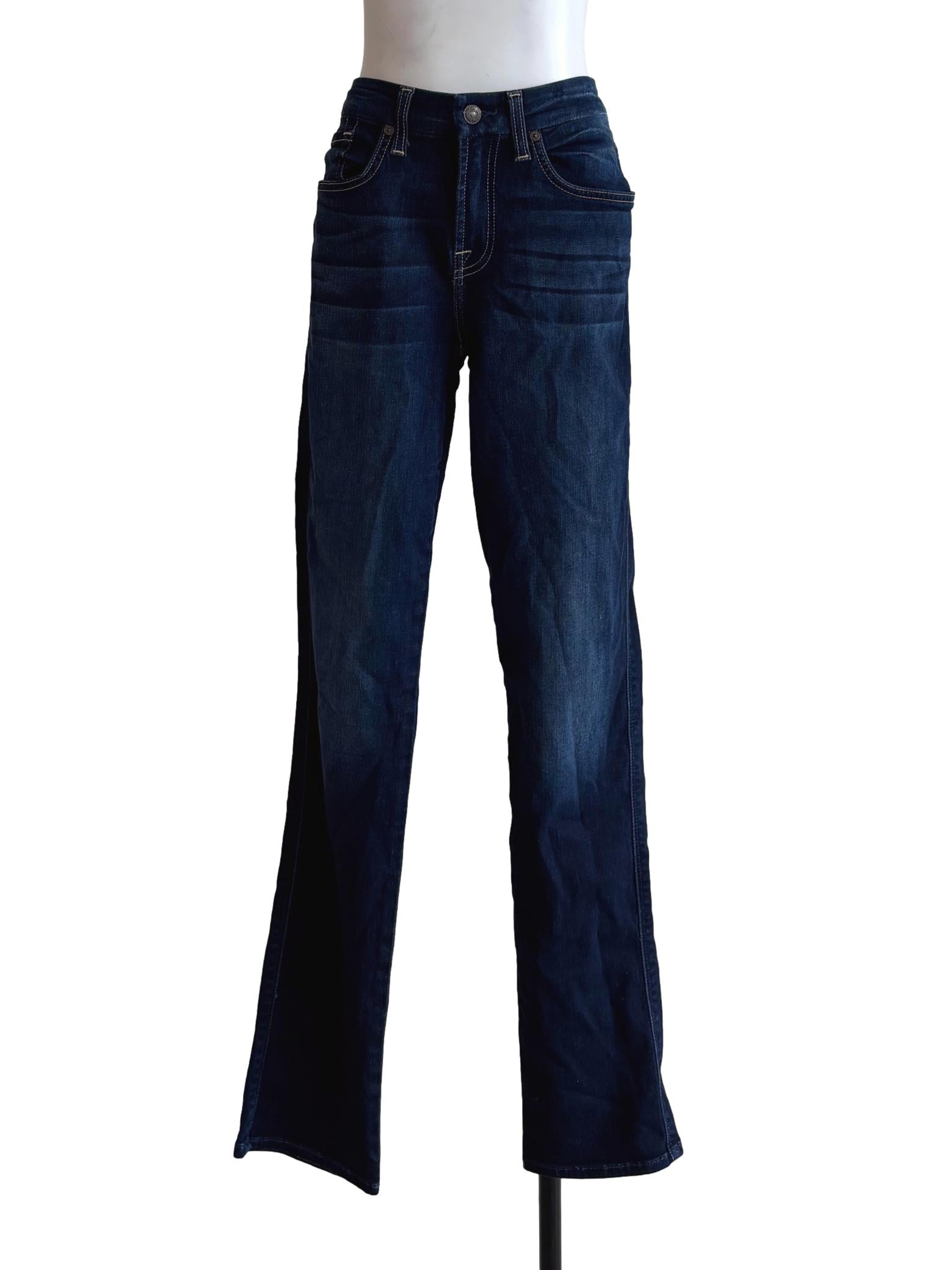 Washed Denim Skinny Jeans