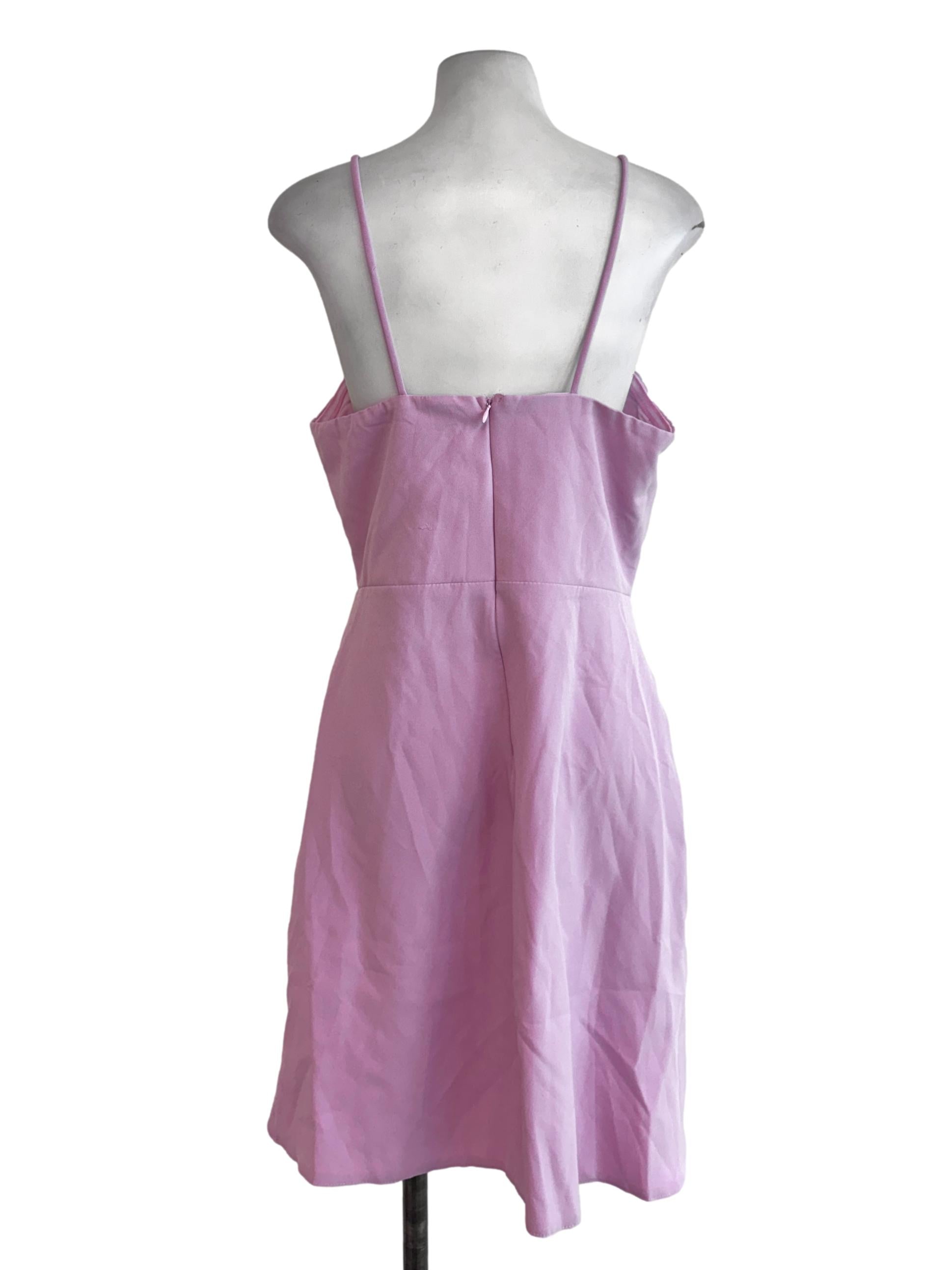 Pink Spaghetti Strap Dress