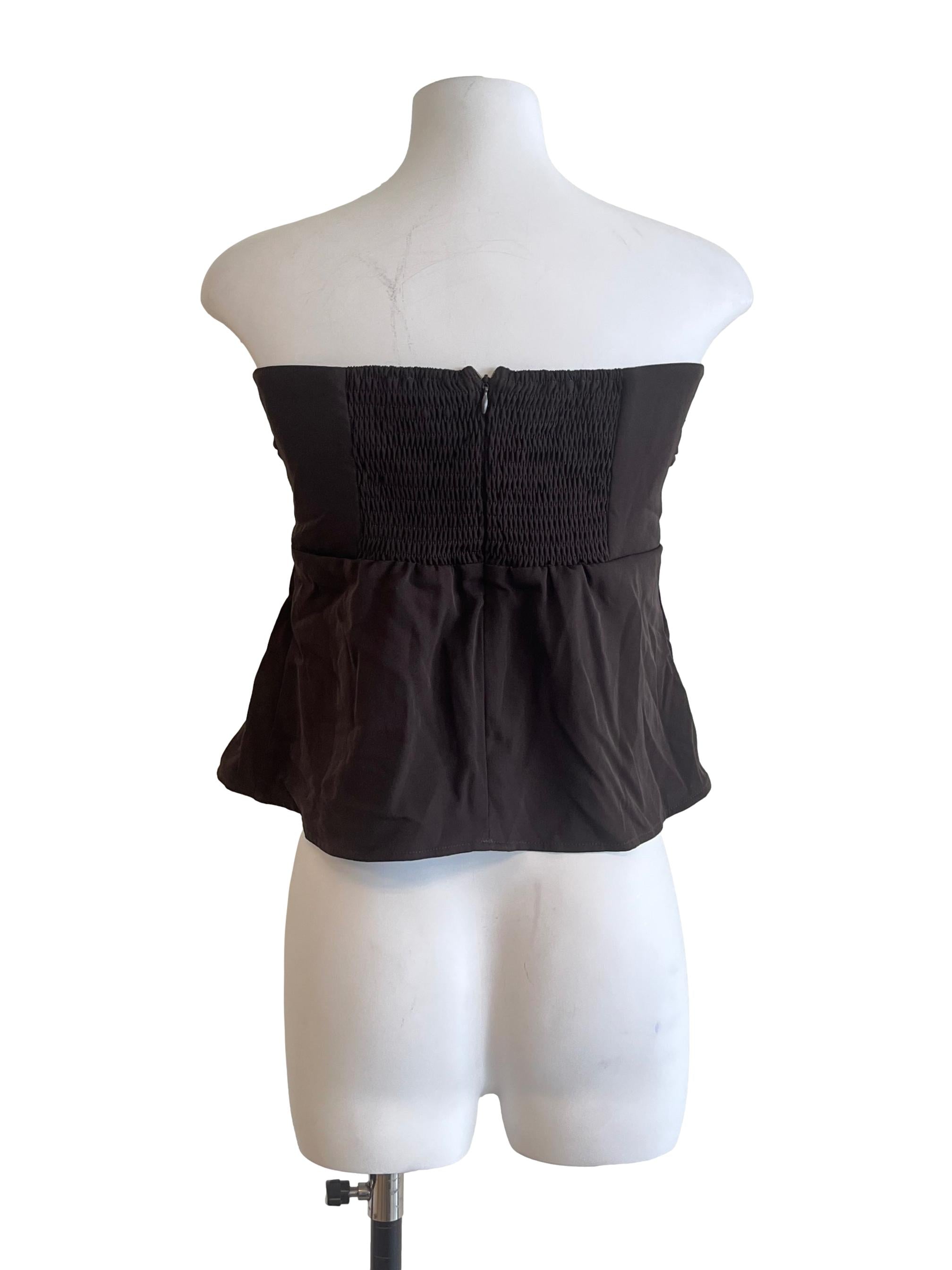 Dark Chocolate Flowy Sleeveless Top