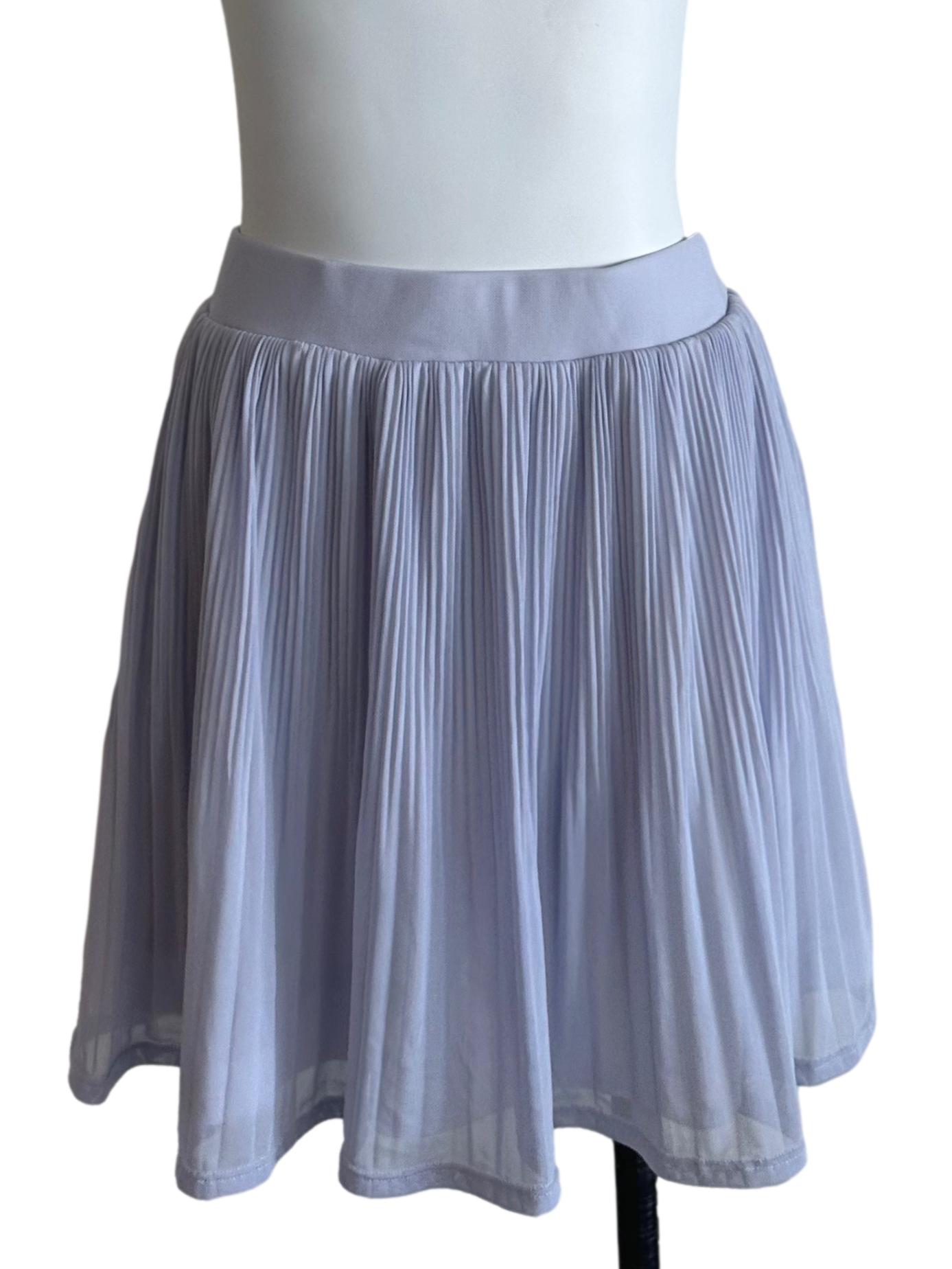 Lilac Purple Pleated Skorts