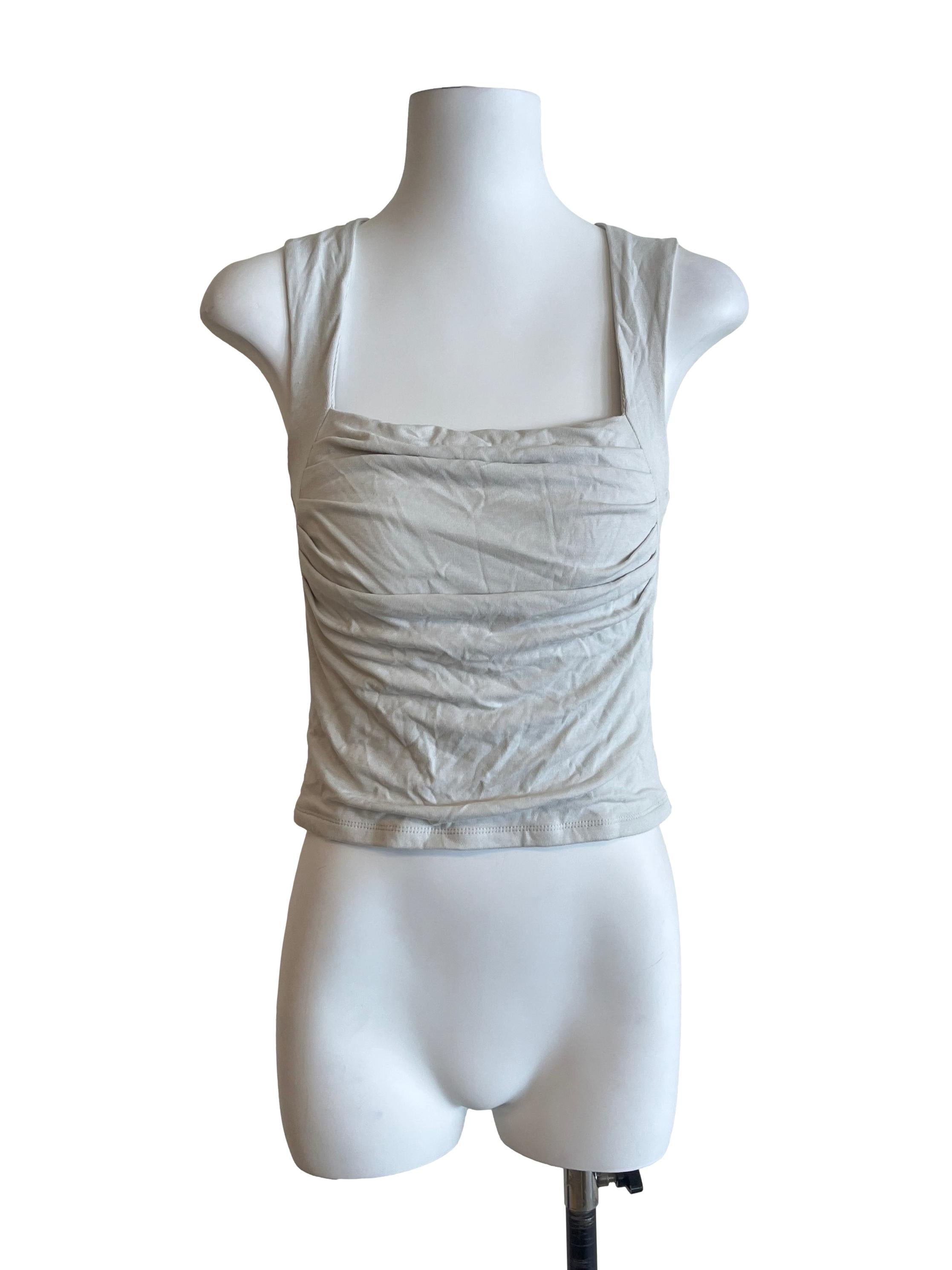 Platinum Grey Sleeveless Top