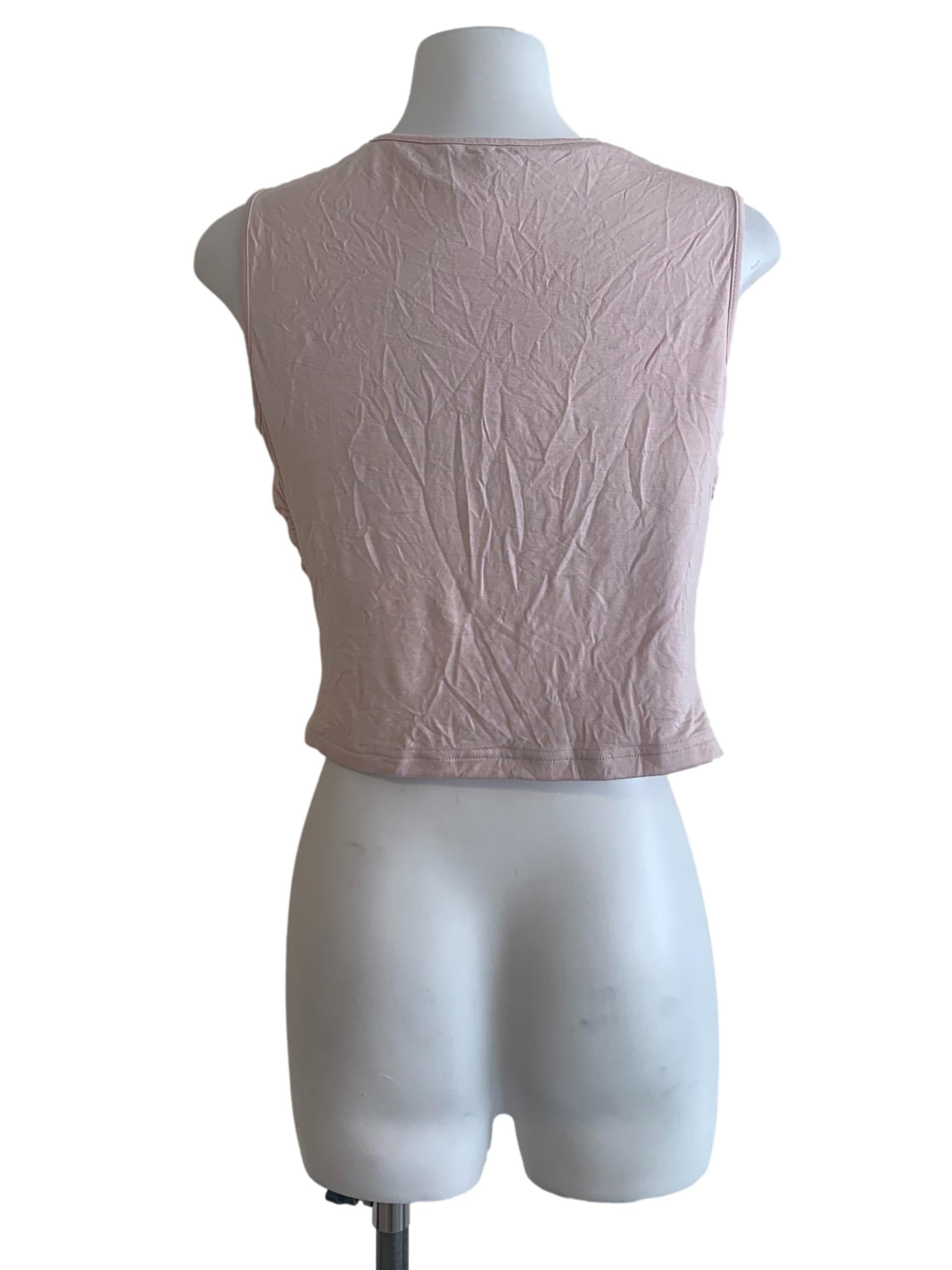 Pink Round Neck Top