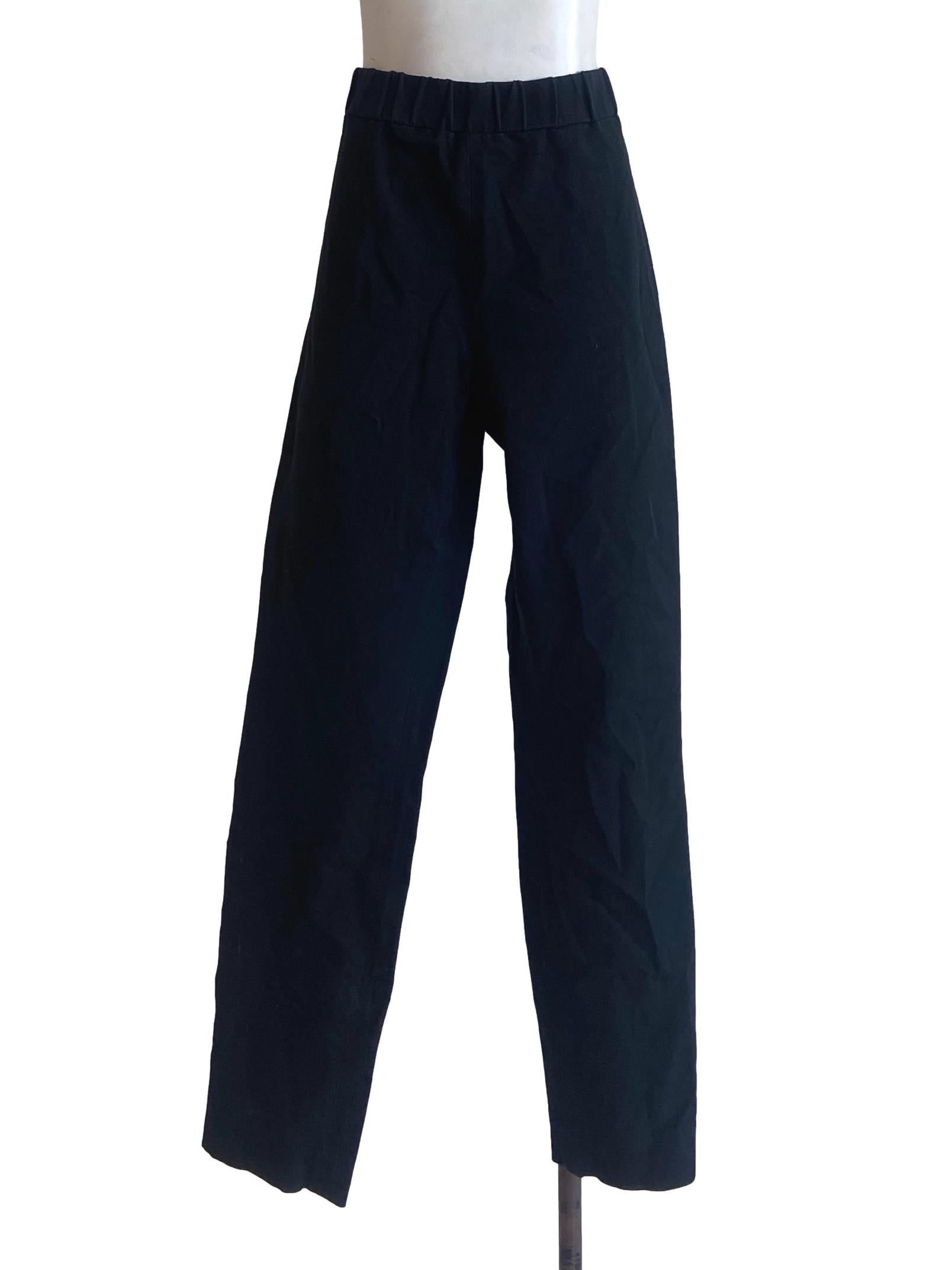 Black Twill Formal Pants
