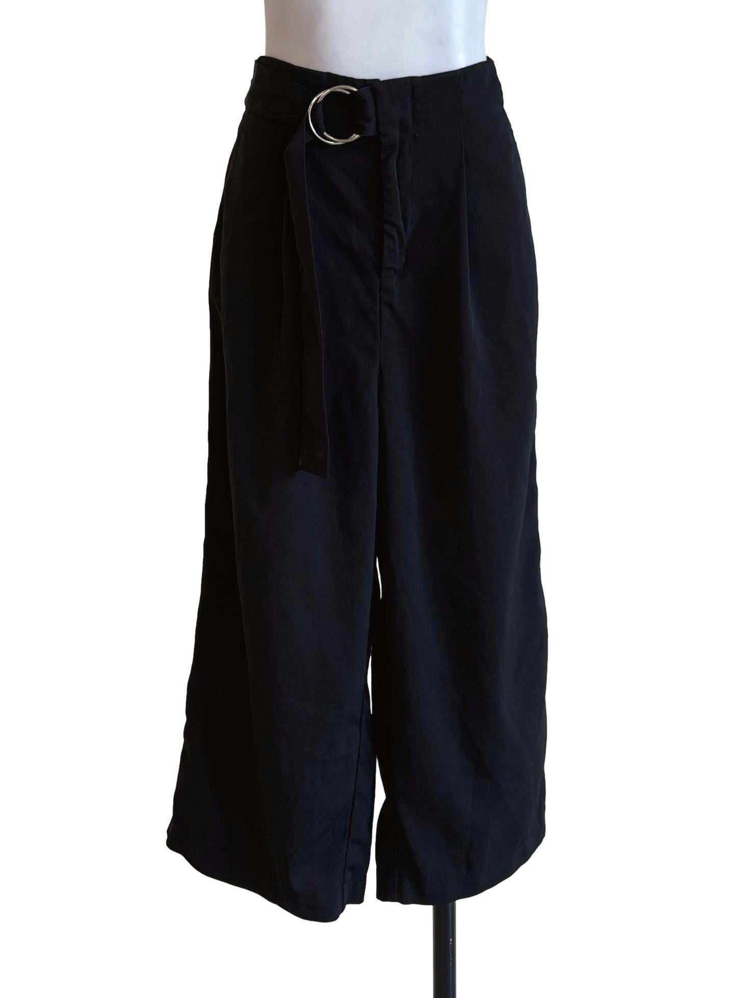 Black Belted Pants