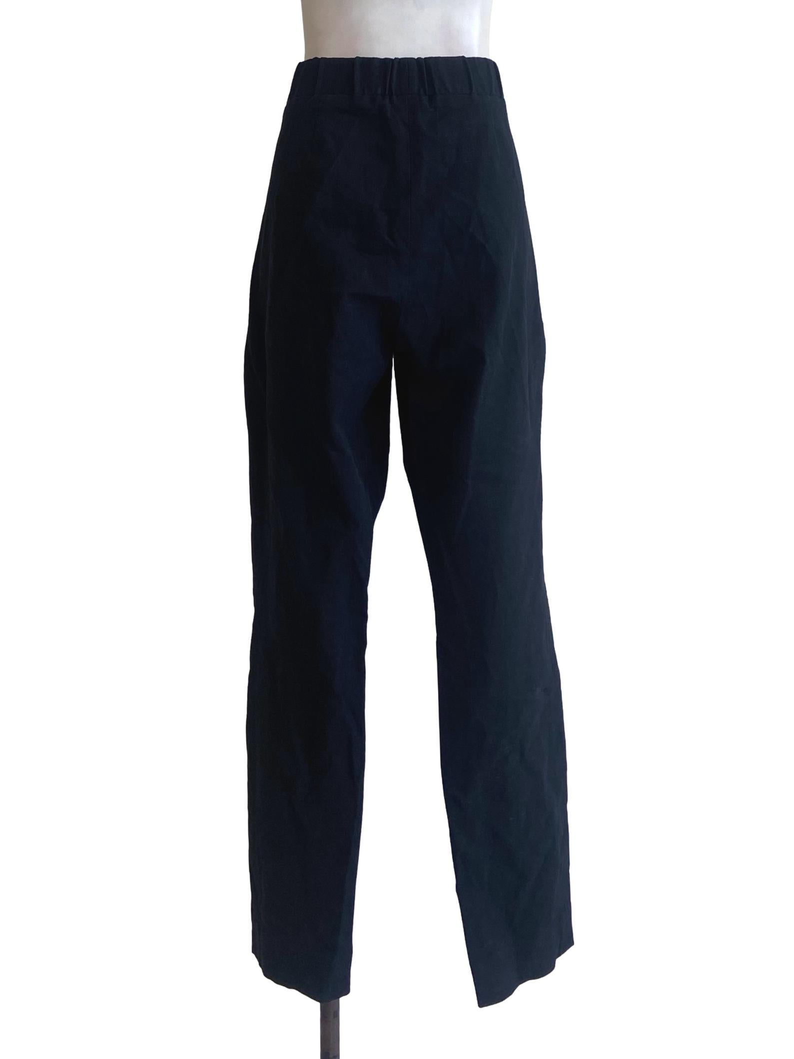 Black Twill Formal Pants
