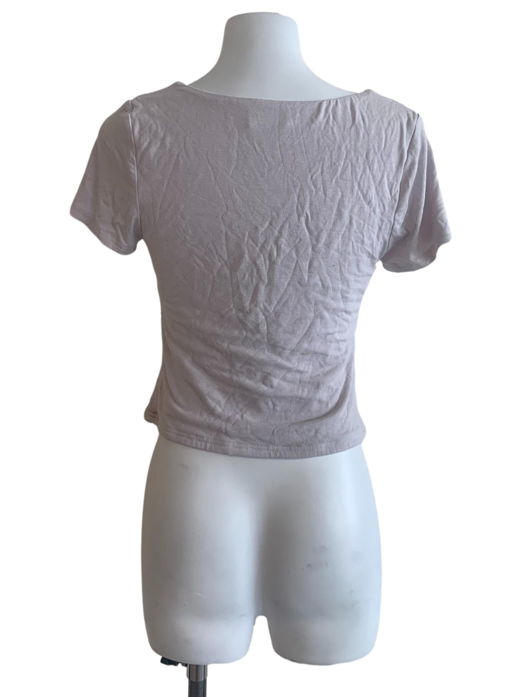 Periwinkle Purple Square Neck Top